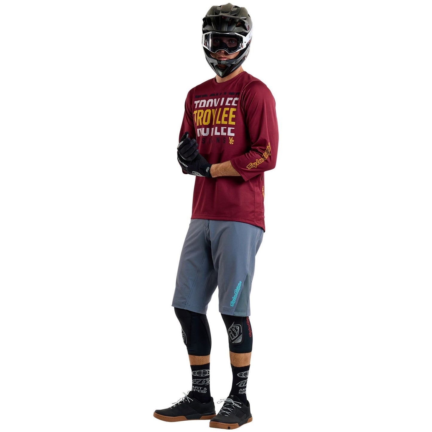 TLD Ruckus-3/4-Trikot Spun, Ochsenblut