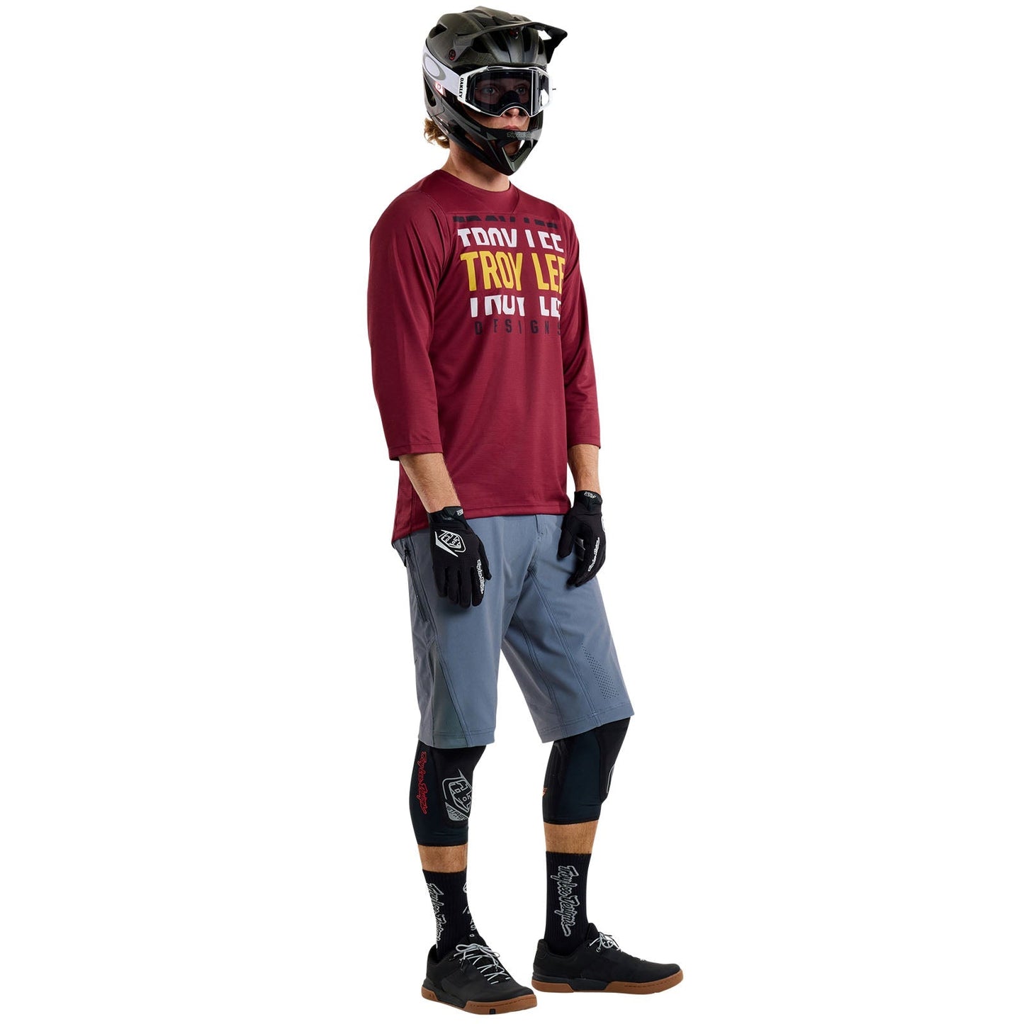 TLD Ruckus-3/4-Trikot Spun, Ochsenblut