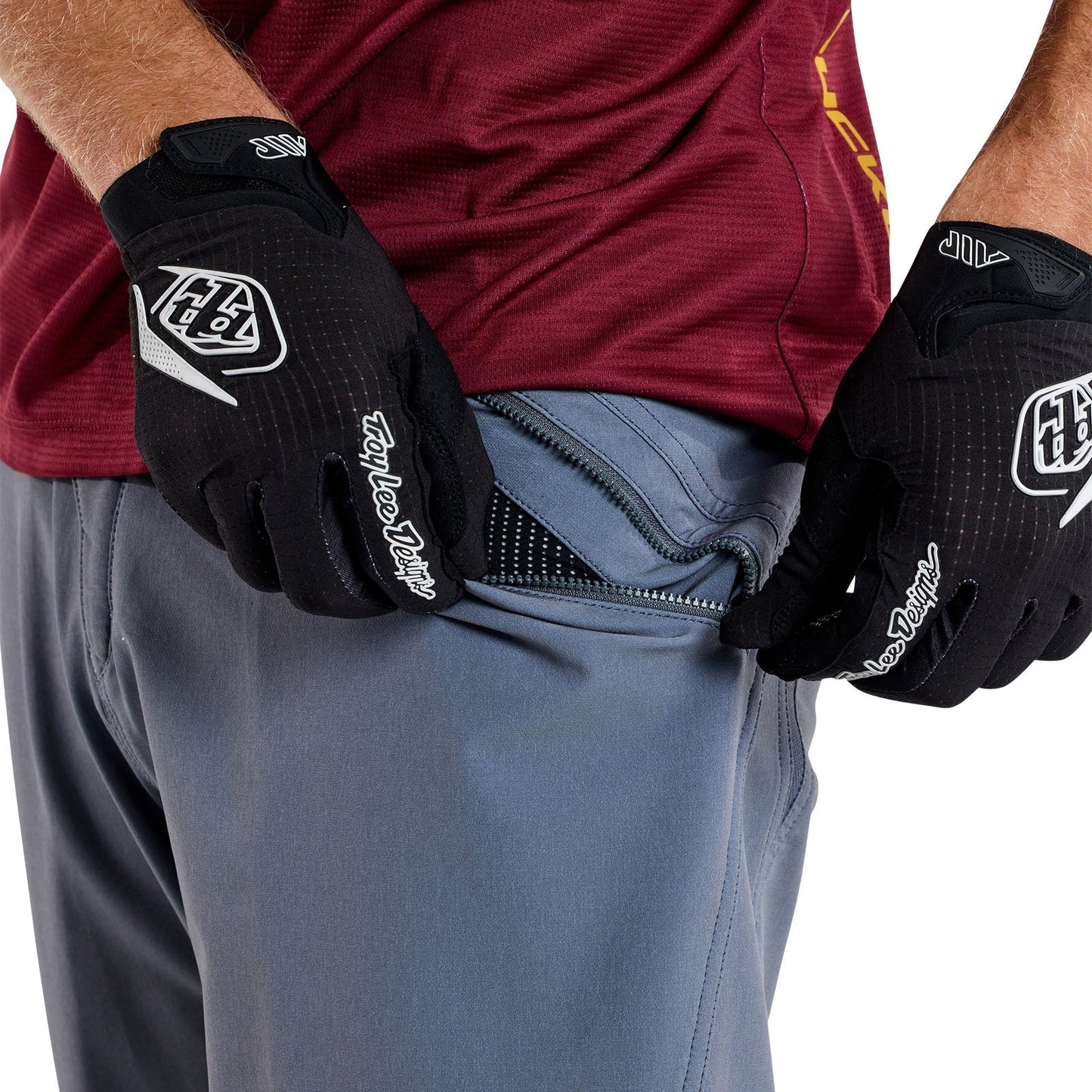 TLD Ruckus-Shorts mit Liner Mono, Stahlblau