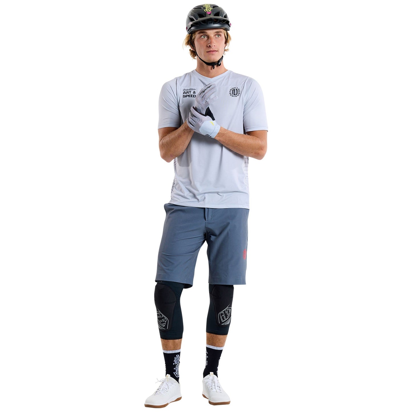 TLD Skyline Kurzarm-Trikot Radioscape, Dunstgrau