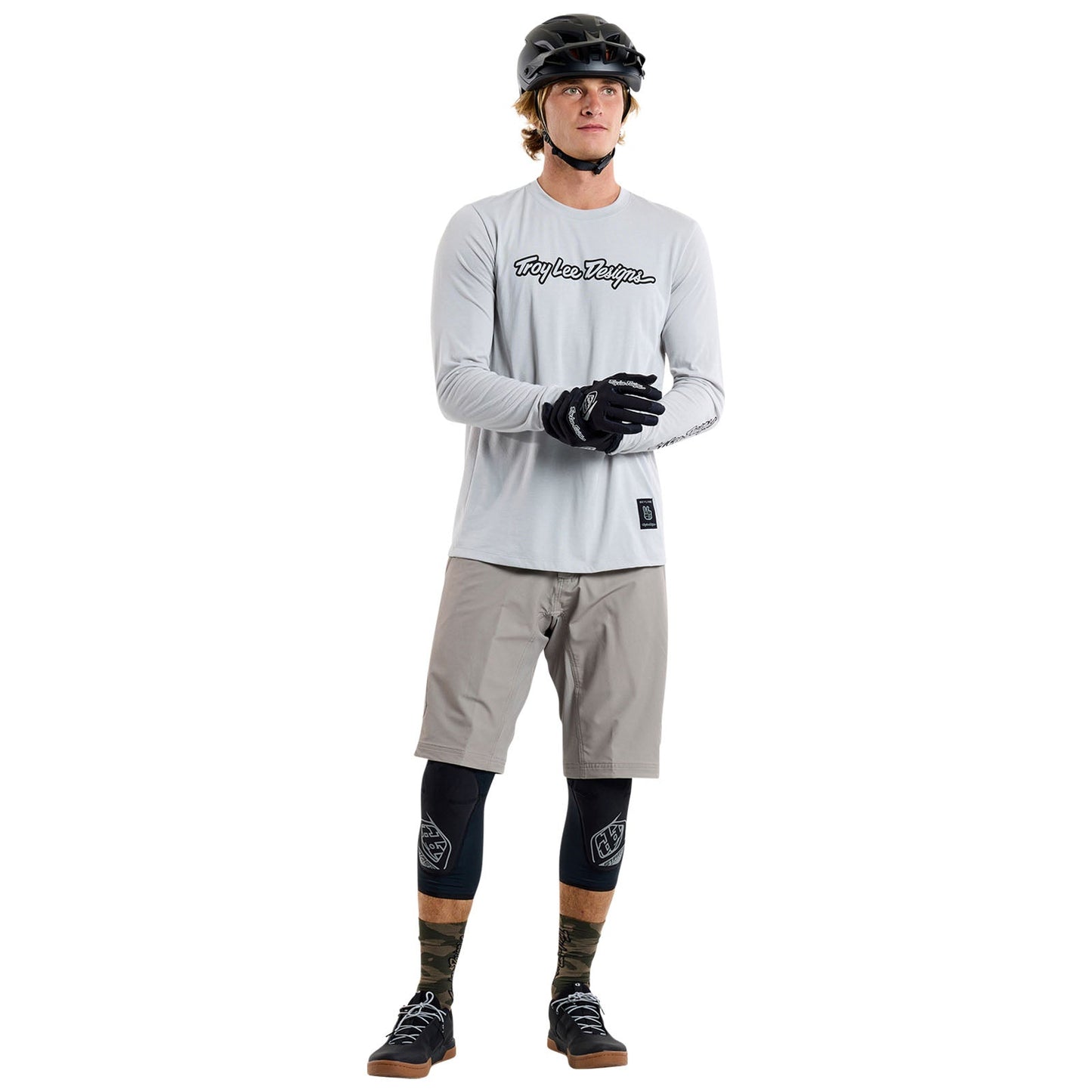 TLD Skyline Langarm-Trikot Radioscape, Dunstgrau