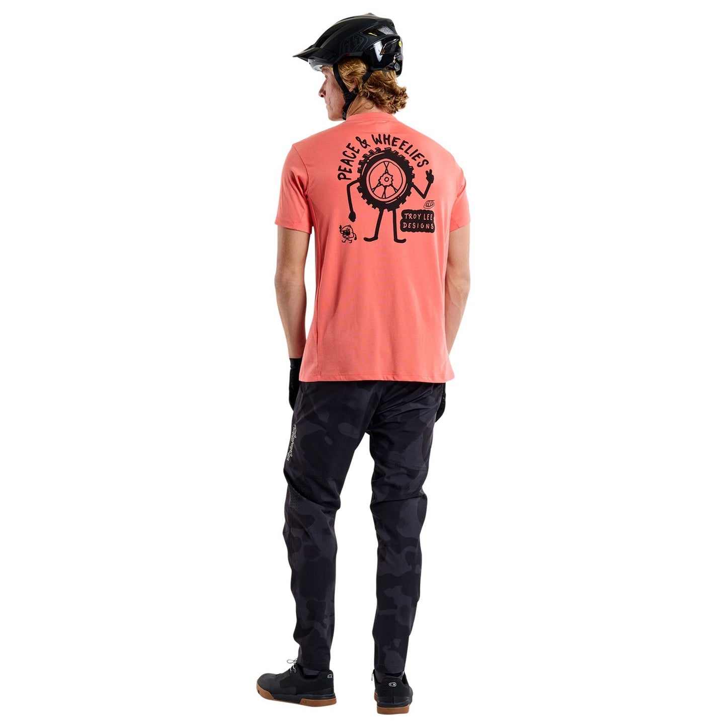 TLD Skyline Fahr-Kurzarm-T-Shirt P&W, Melone