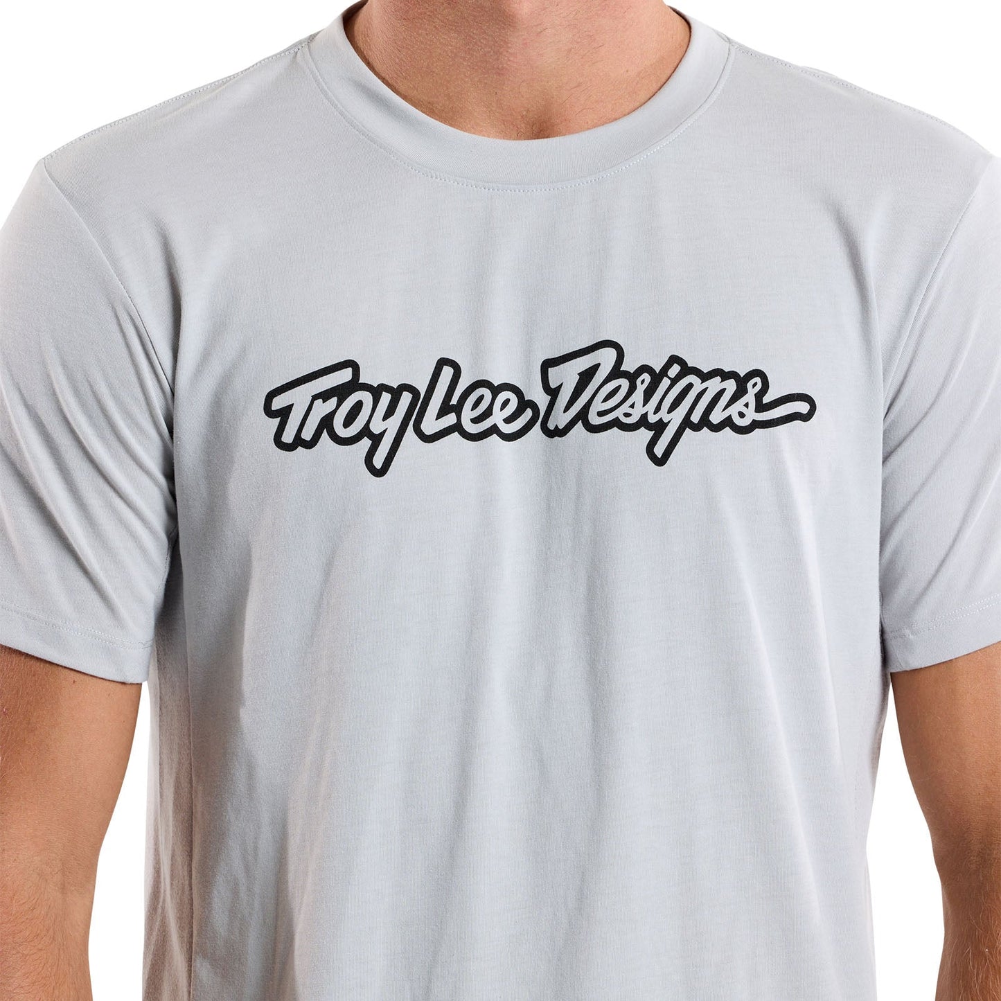 TLD Skyline Fahr-Kurzarm-T-Shirt Signature, Dunstgrau