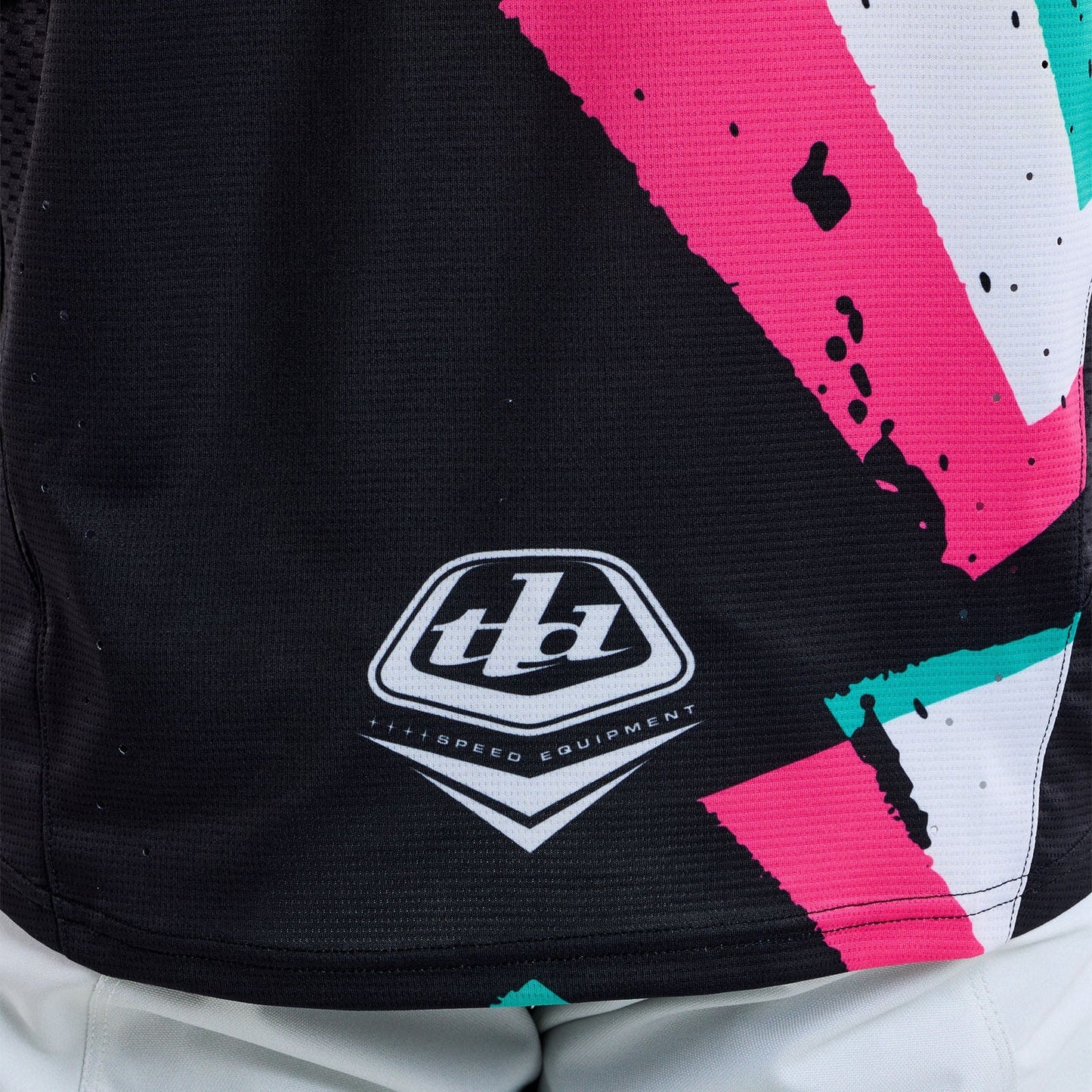 TLD Sprint-Trikot Full Pull, Schwarz