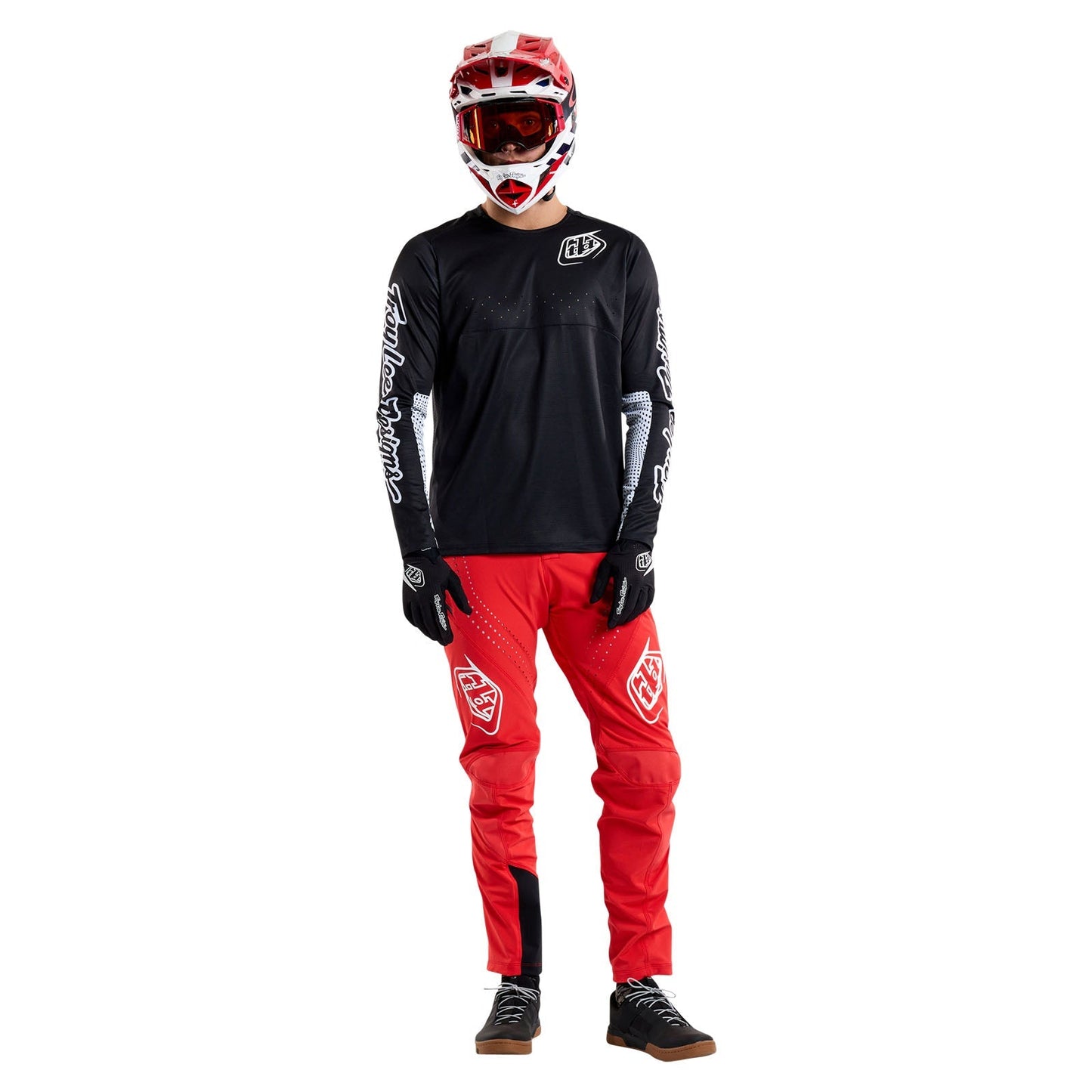 TLD Sprint-Trikot Mono, Schwarz