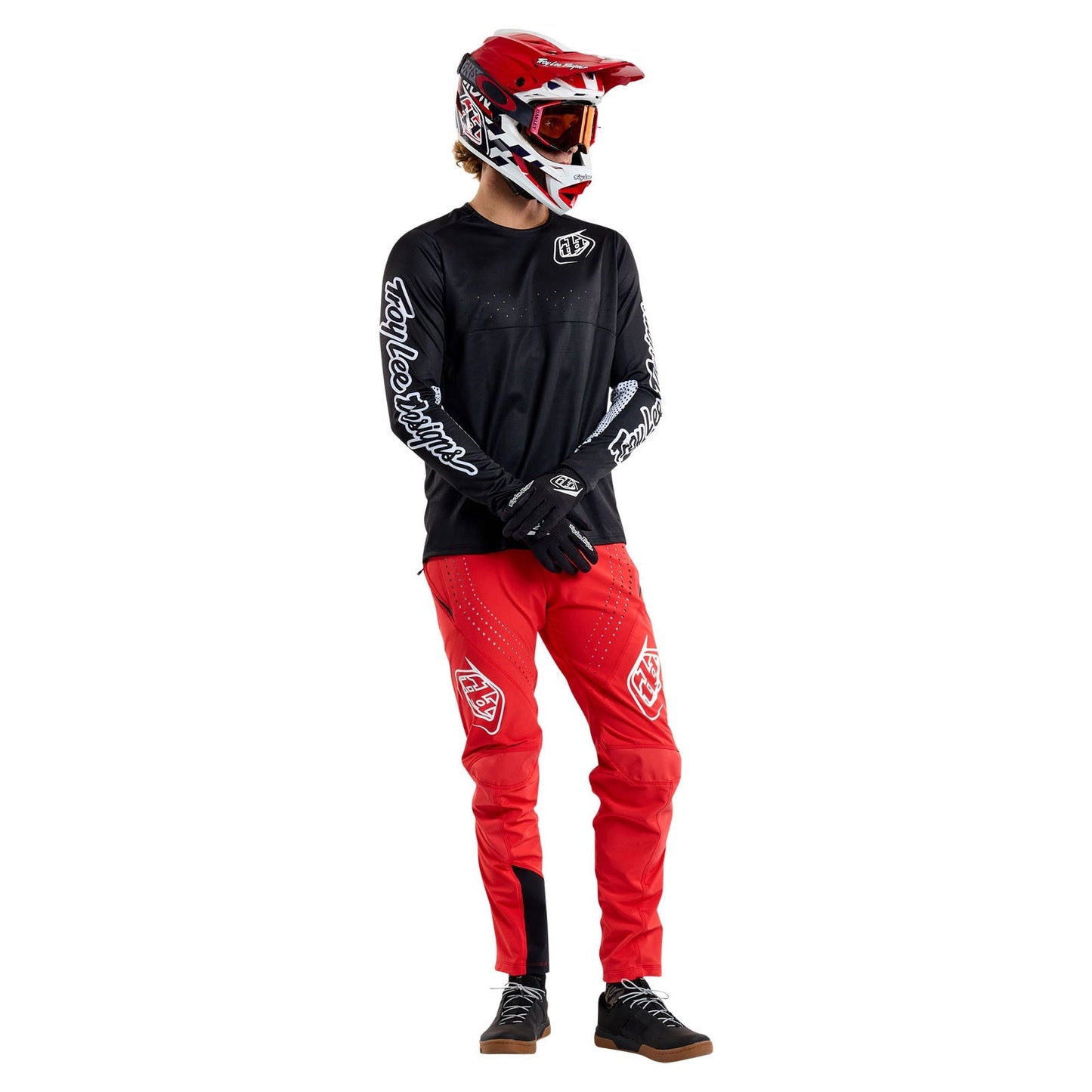 TLD Sprint-Trikot Mono, Schwarz