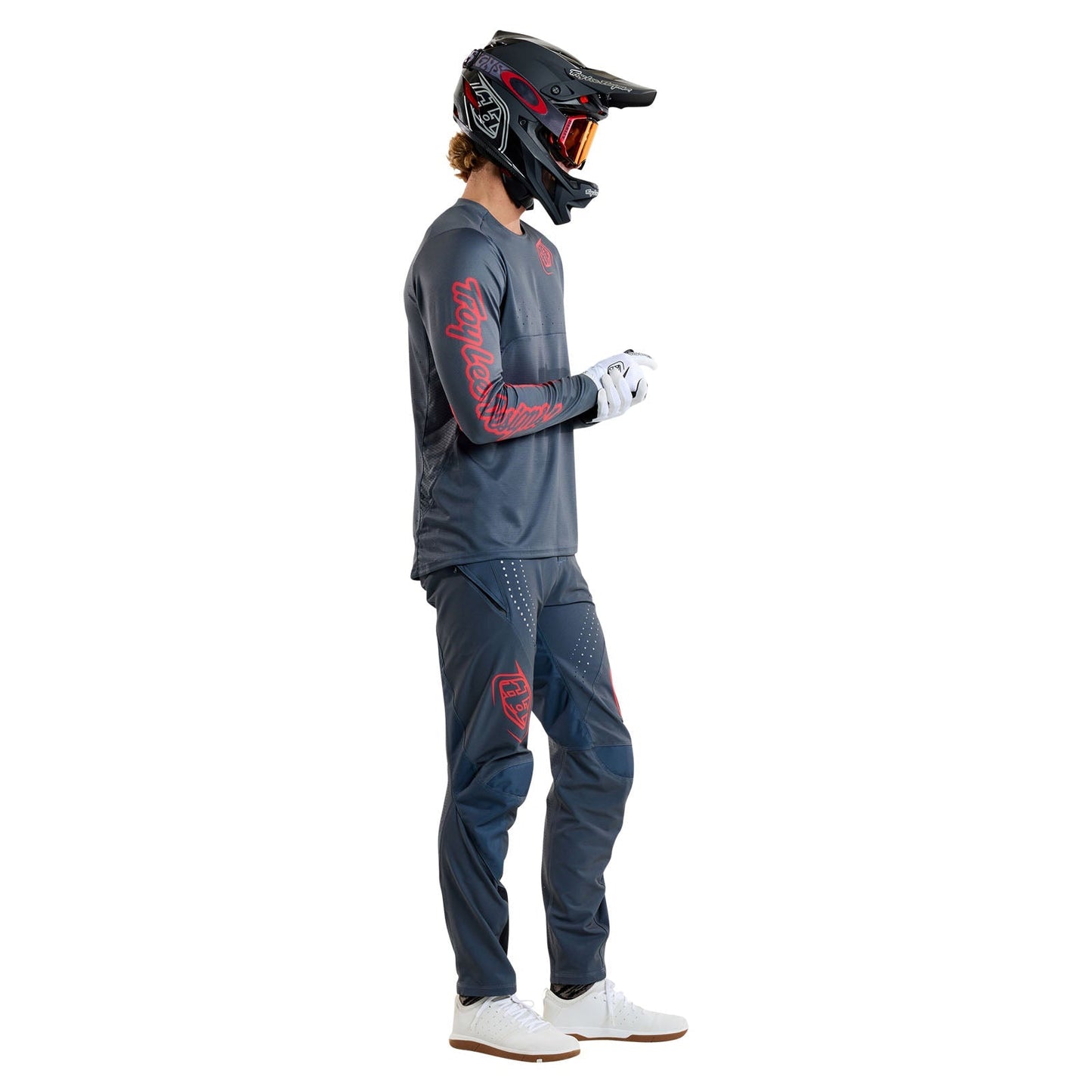 TLD Sprint-Trikot Mono, Stahlblau