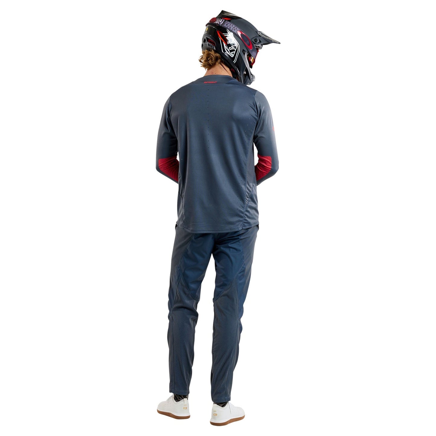TLD Sprint-Trikot Mono, Stahlblau