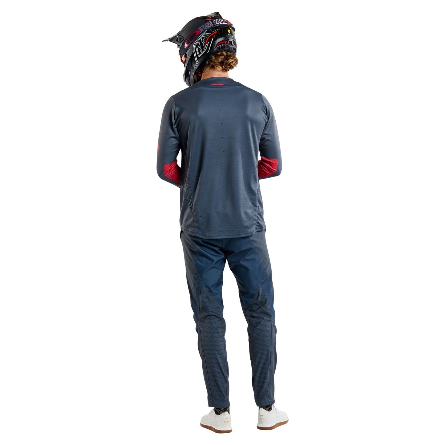 TLD Sprint-Trikot Mono, Stahlblau