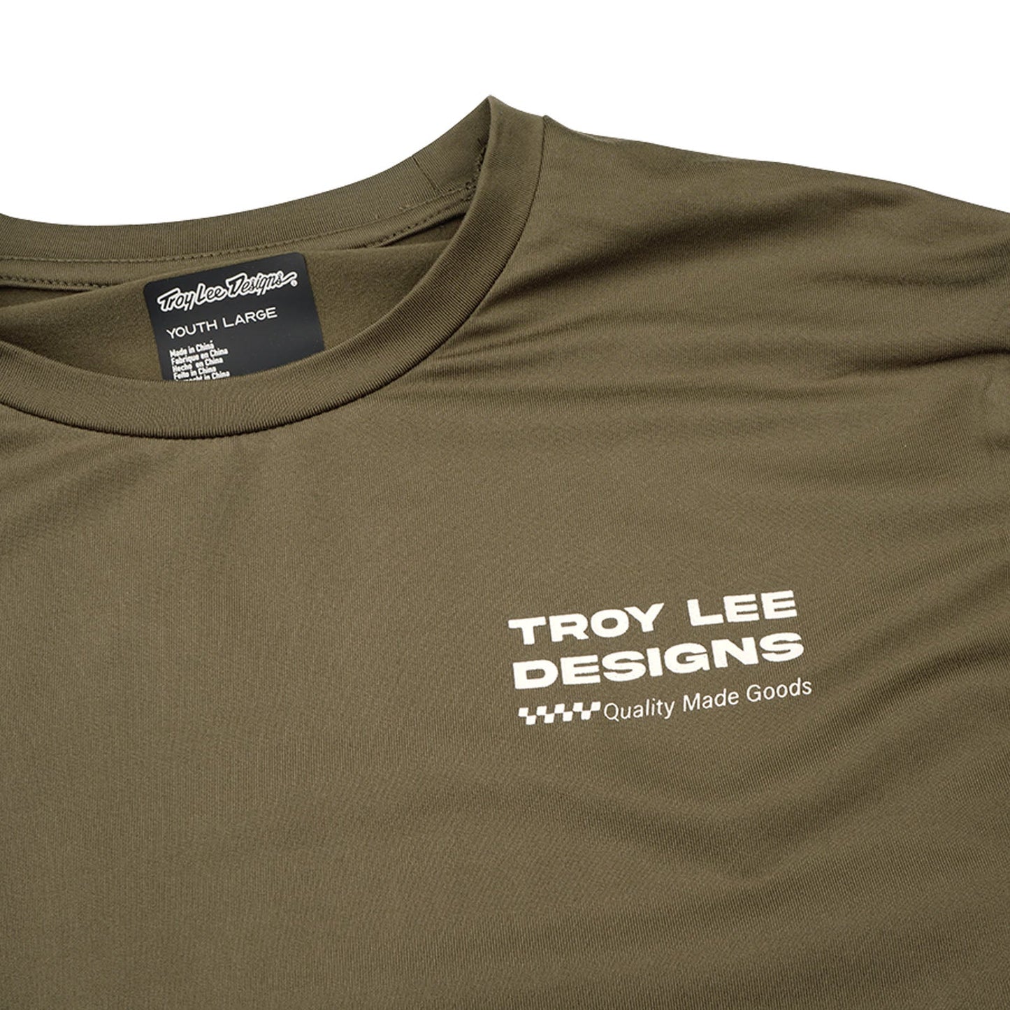 TLD Ruckus Fahr-Langarm-T-Shirt für Kinder Factory, Kaperngrün