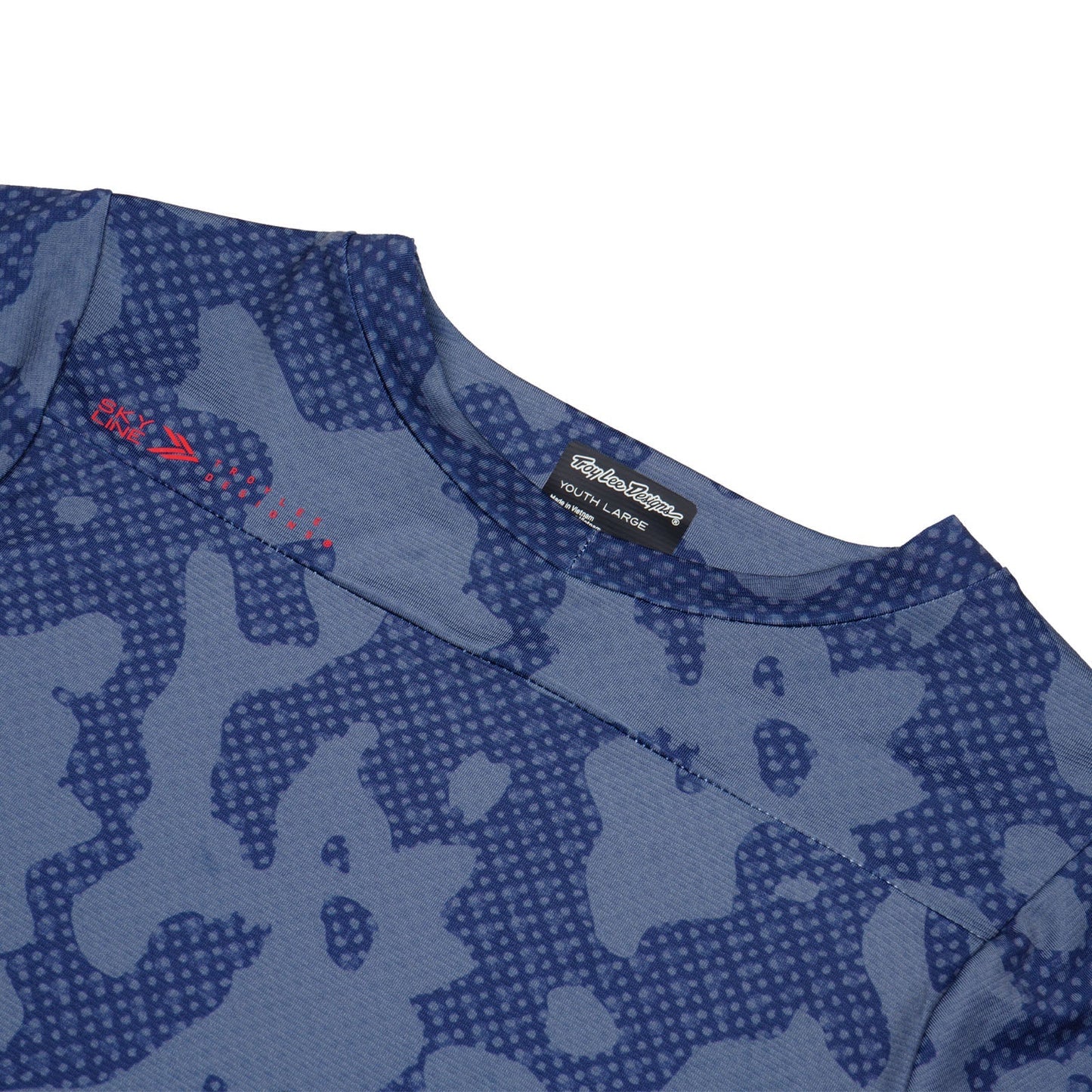 TLD Skyline Kurzarm-Trikot für Kinder Scrubland, Stahlblau