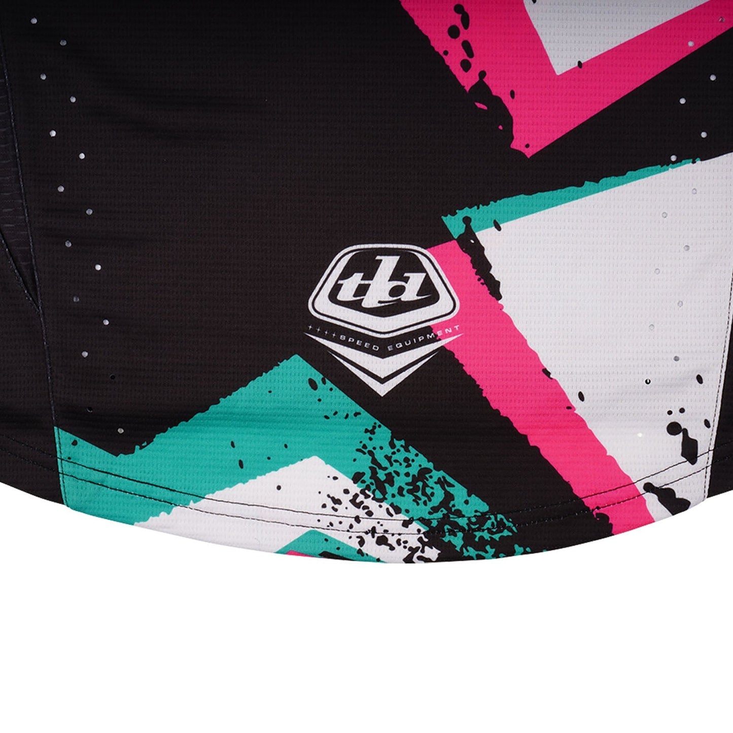 TLD Sprint-Trikot für Kinder Full Pull, Schwarz
