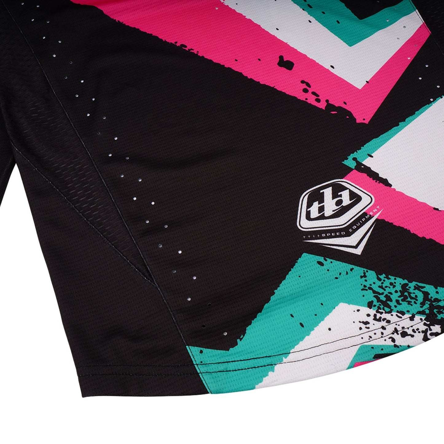 TLD Sprint-Trikot für Kinder Full Pull, Schwarz