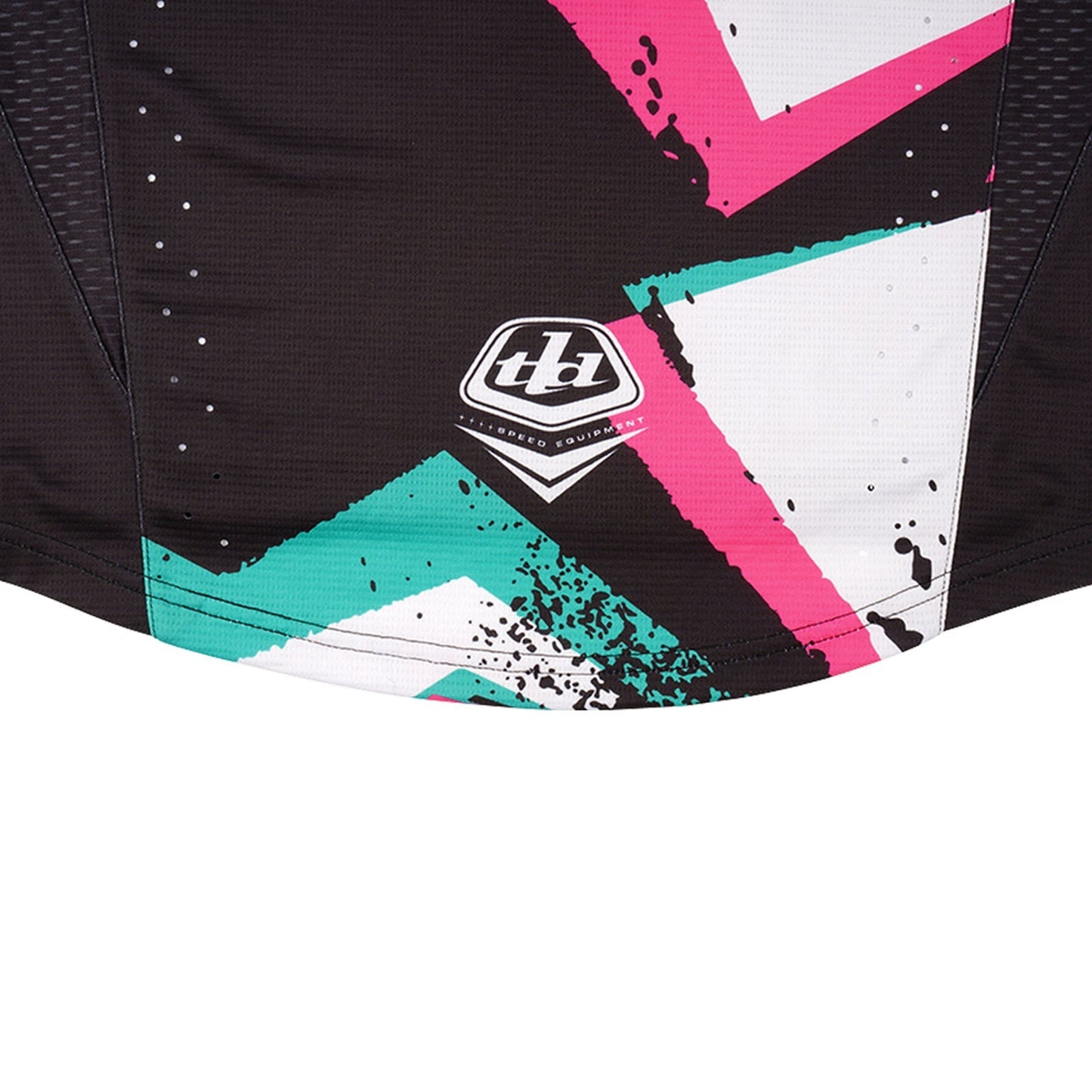 TLD Sprint-Trikot für Kinder Full Pull, Schwarz