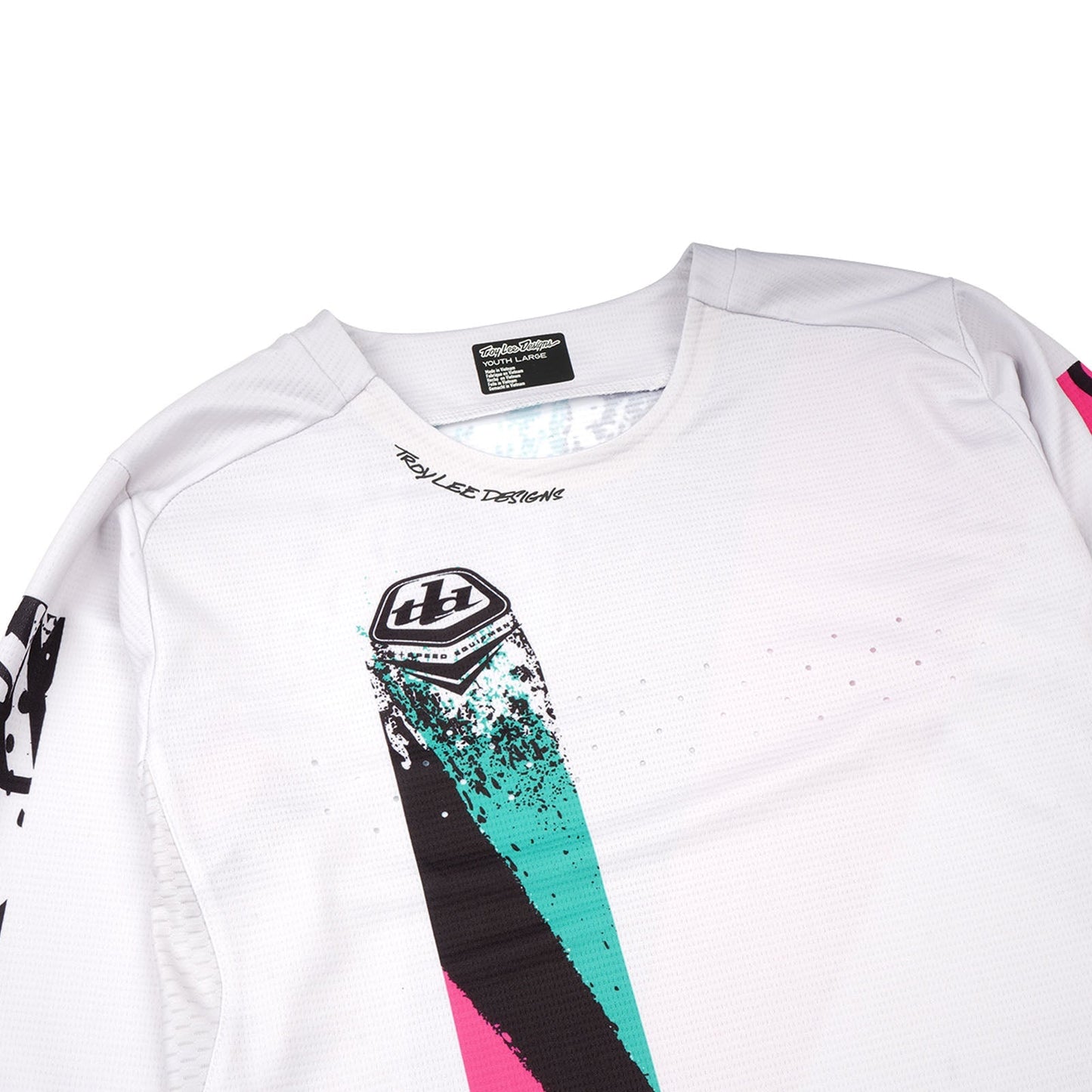 TLD Sprint-Trikot für Kinder Full Pull, Kreide
