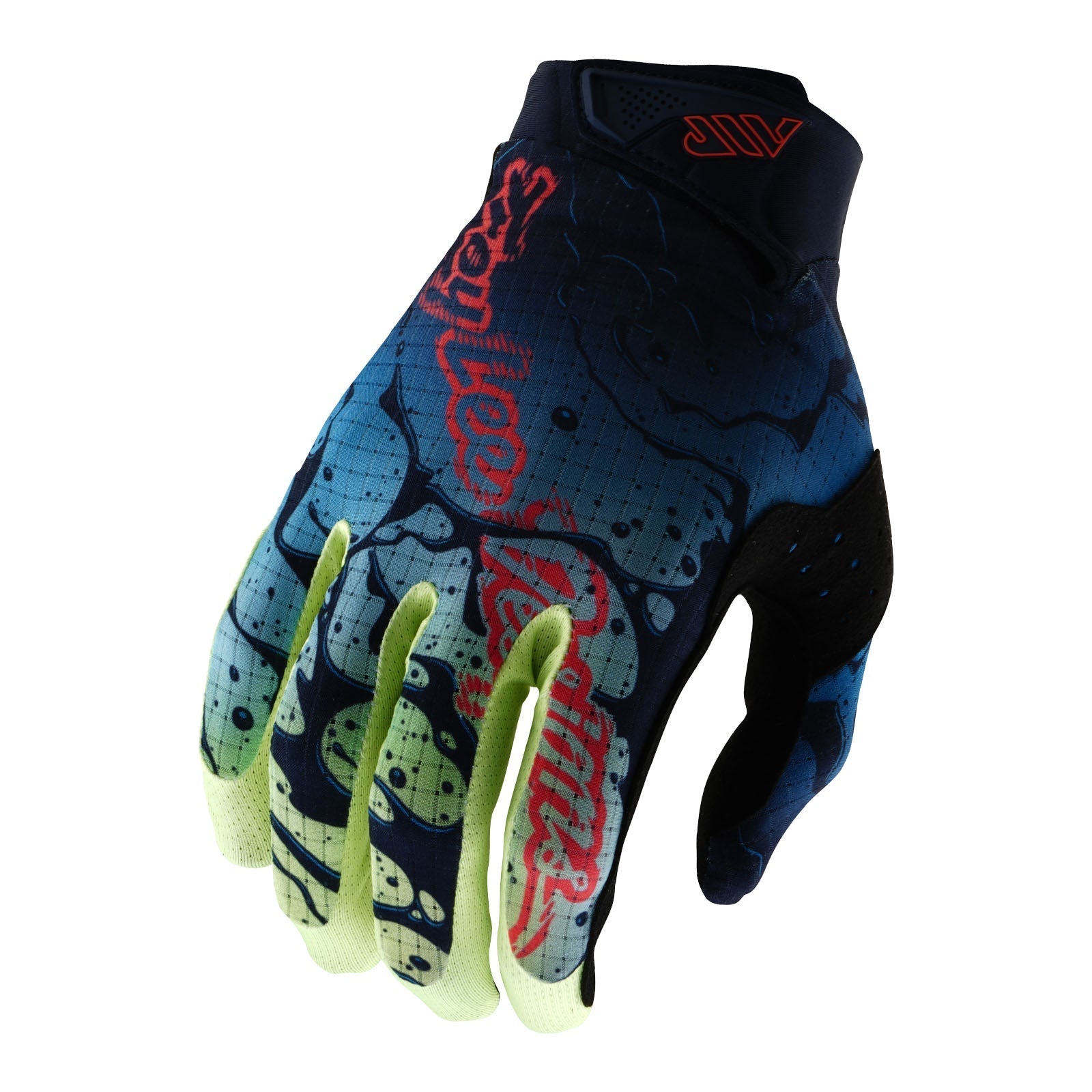 Air Glove Drip Glo Gelb/Dunkelmarine – Troy Lee Designs EU