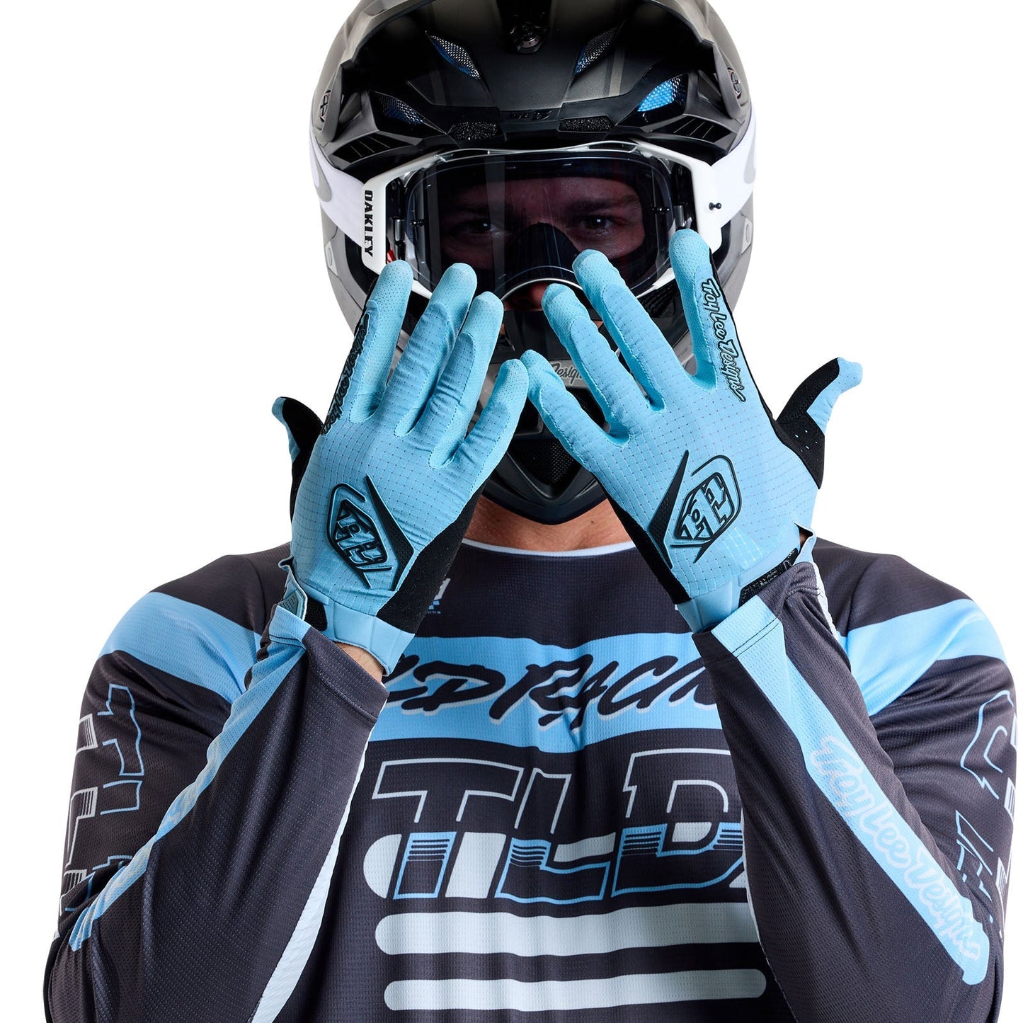 TLD Air-Handschuhe Mono, Rauchgrau