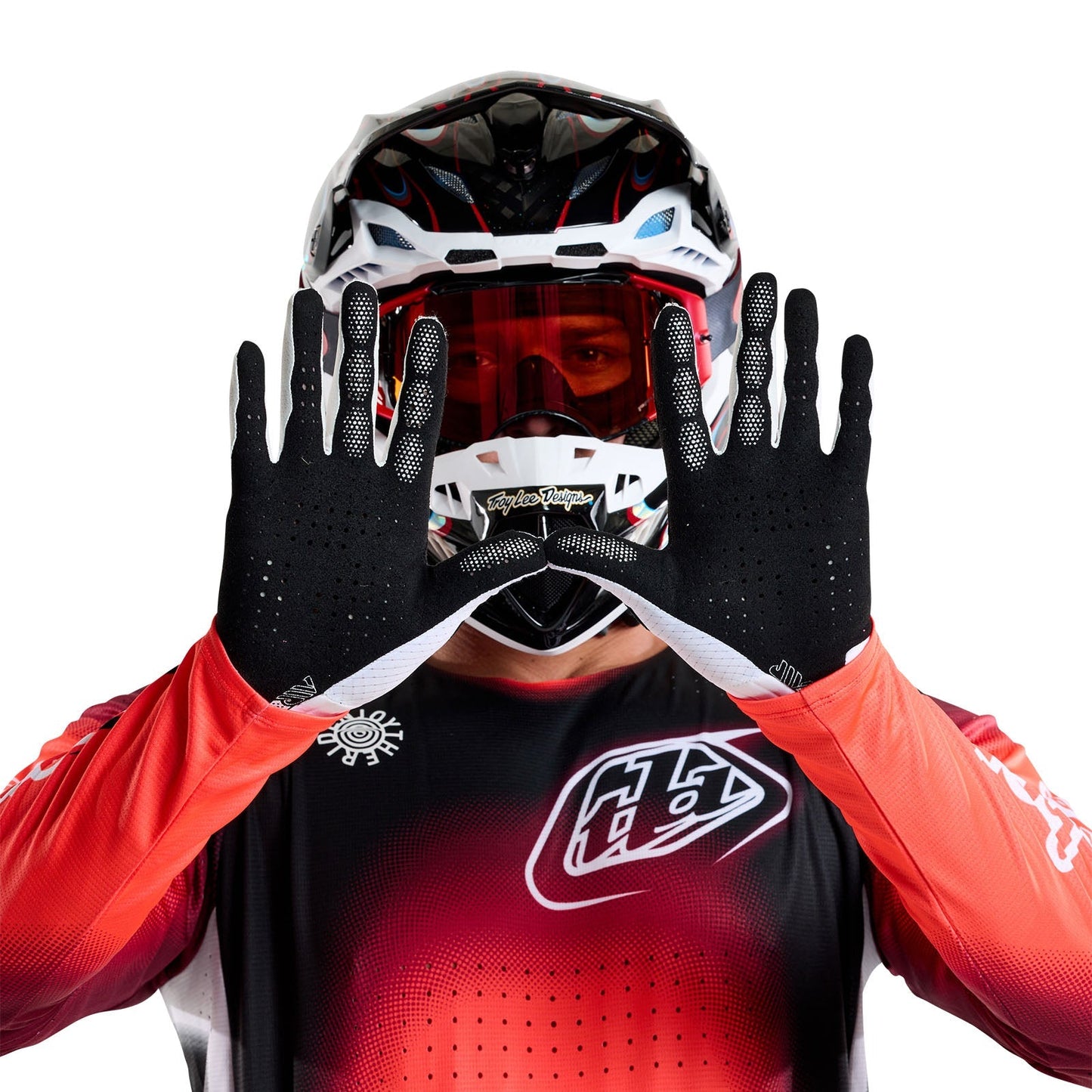TLD Air-Handschuhe Mono Weiß