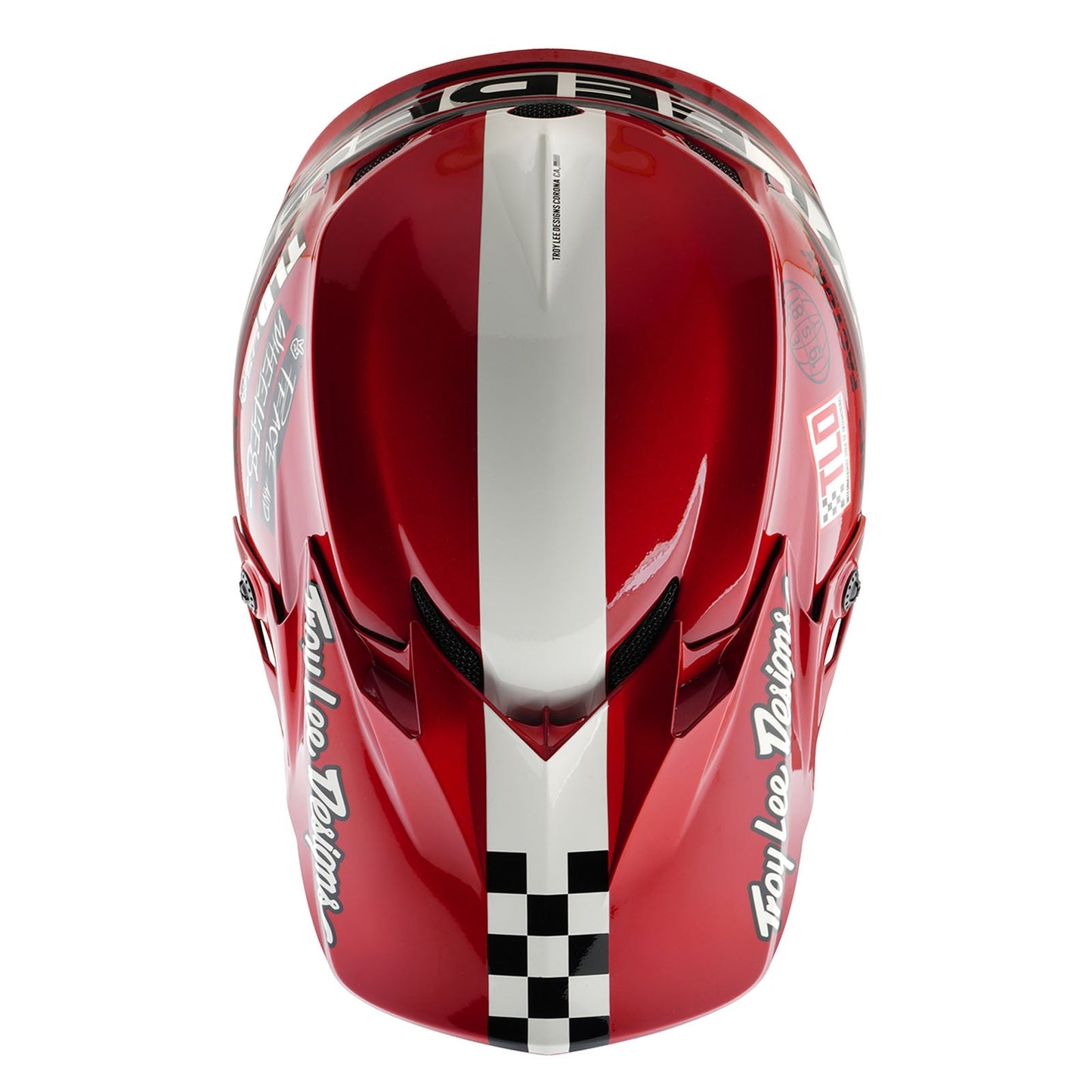 TLD GP Pro Helm Fifty-50 Weiß/Rot
