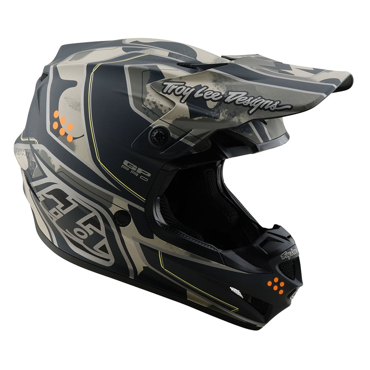 TLD GP Pro-Helm mit MIPS, Trooper Black/Caper