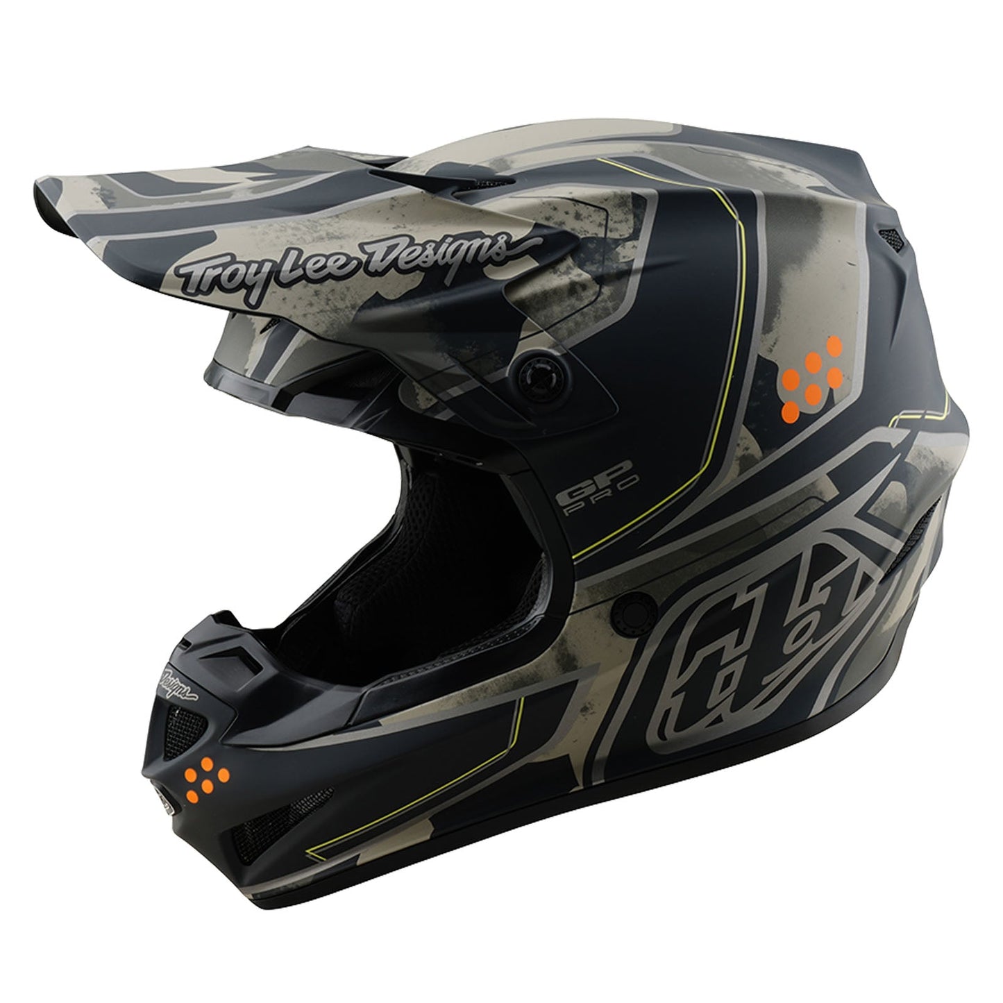 TLD GP Pro-Helm mit MIPS, Trooper Black/Caper