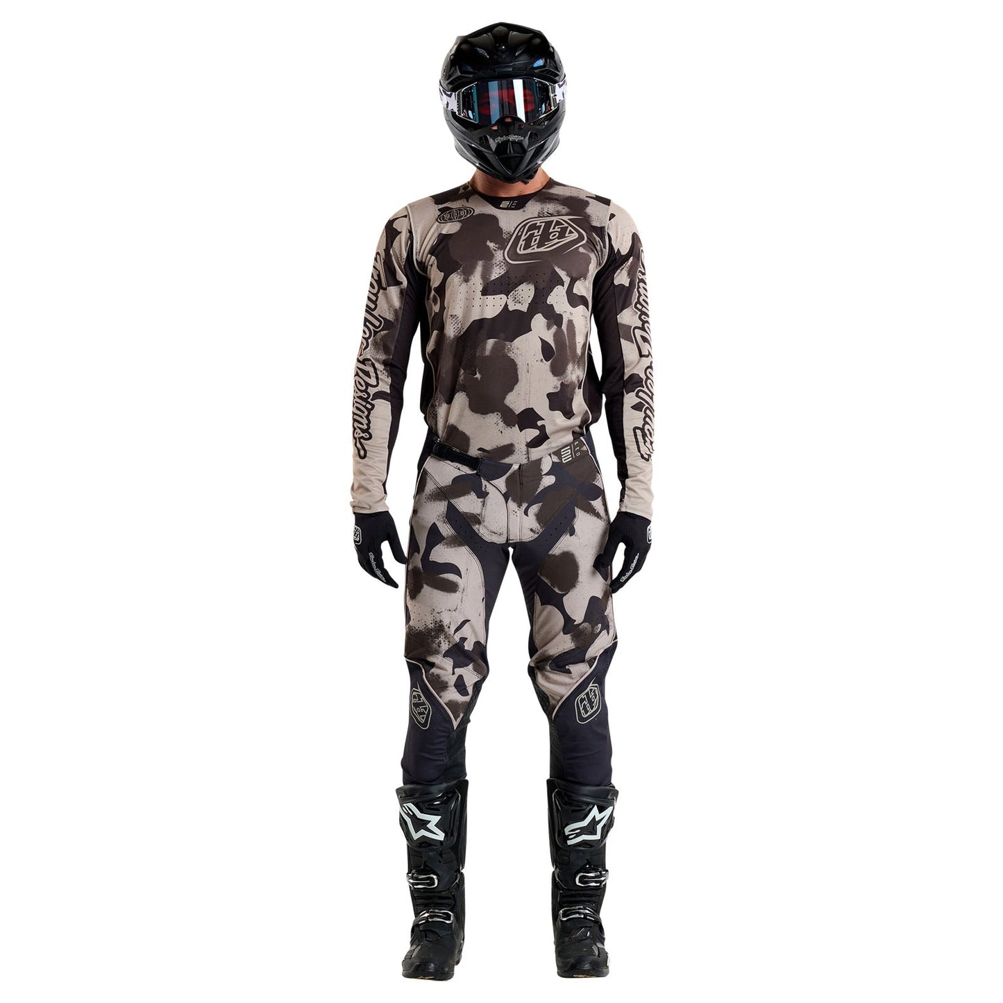 TLD SE Pro-Trikot Blotted, Phantom/Taupe