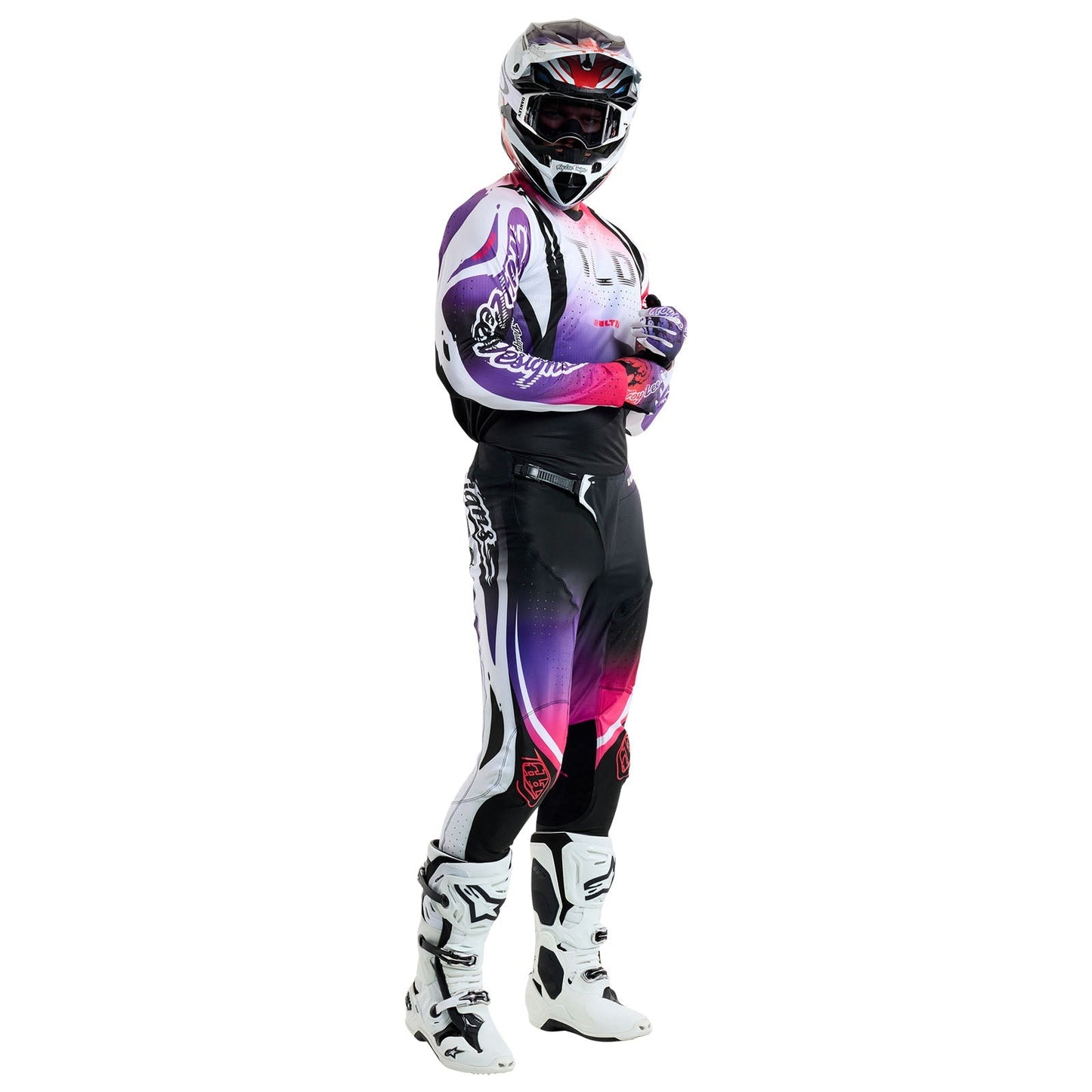 TLD SE Ultra-Trikot Drip, Schwarz/Lila