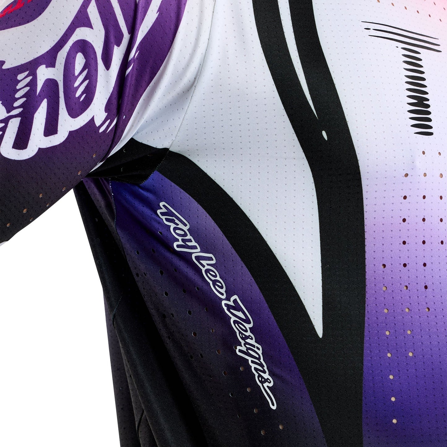 TLD SE Ultra-Trikot Drip, Schwarz/Lila