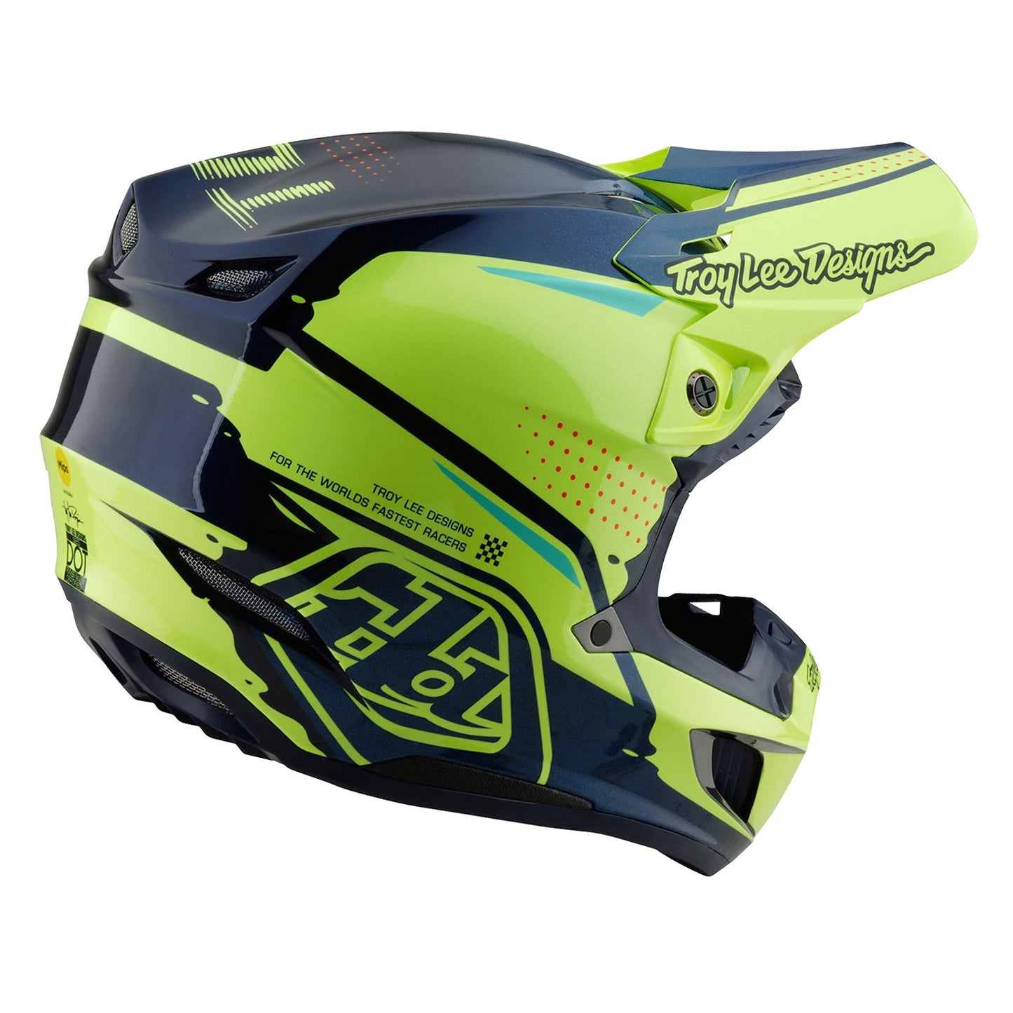 TLD SE5 Composite-Helm mit MIPS Drip, gelb