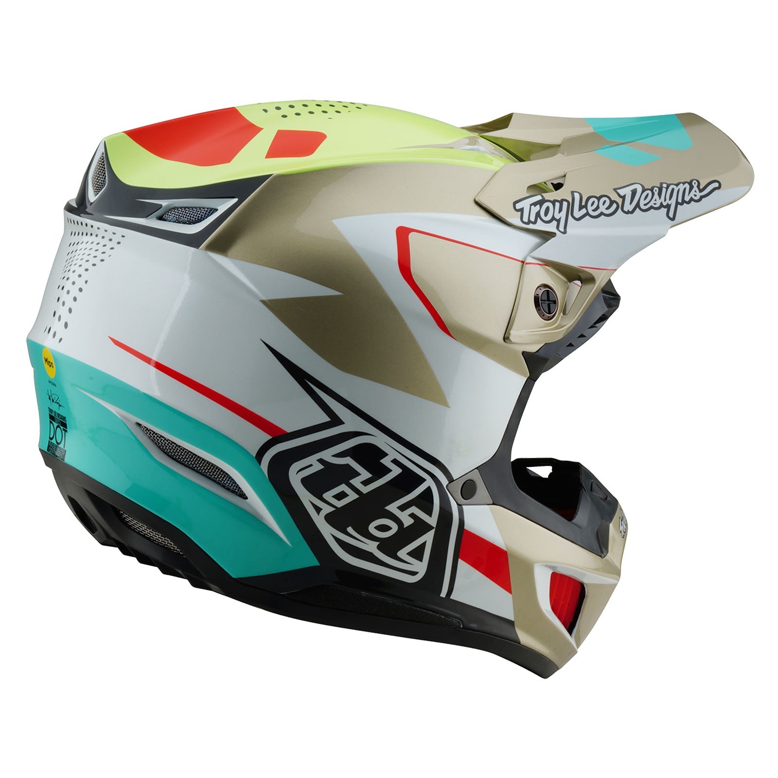 TLD SE5 Composite Helmet W/MIPS Optic White