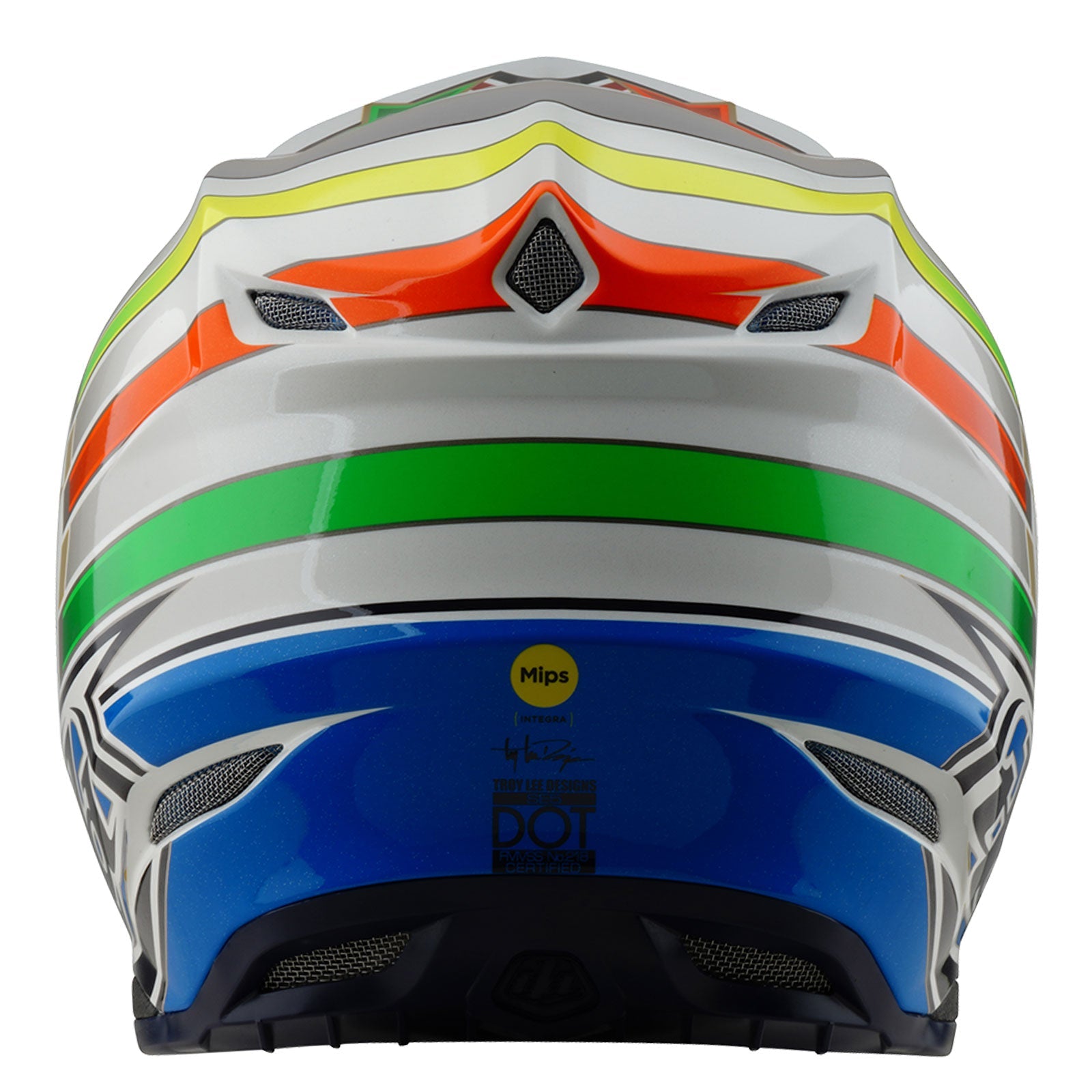 TLD SE5 Composite Helmet W/MIPS Rays White / Blue