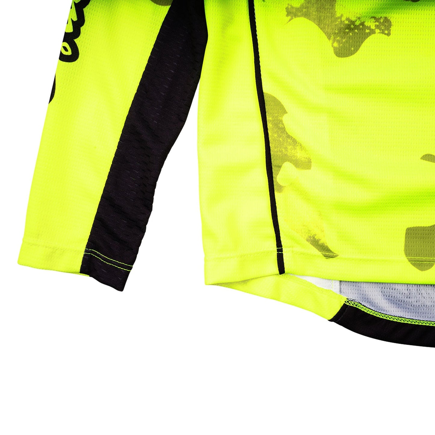 TLD GP Pro-Trikot Blotted für Kinder, Flo Yellow