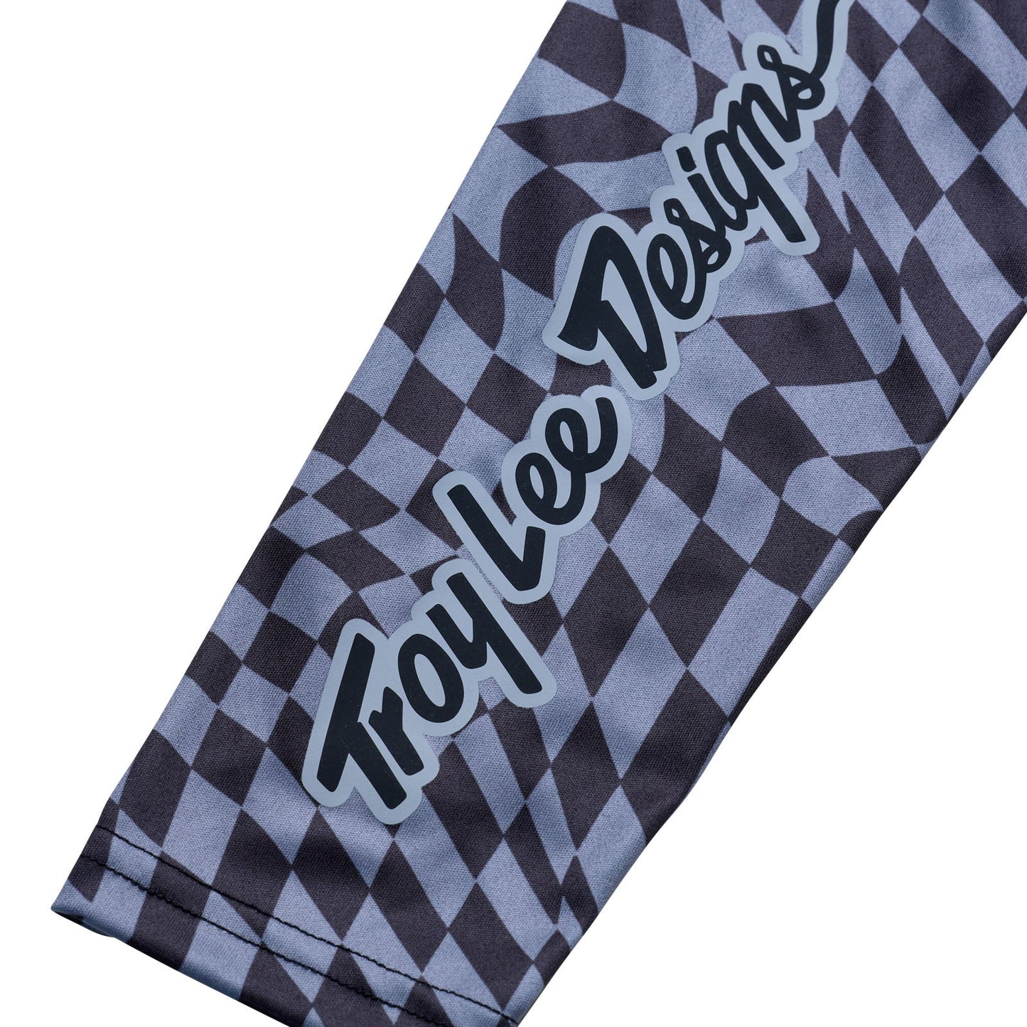 TLD Lilium Langarm-Trikot für Damen Twisted Checkers, Schwarz/Grau
