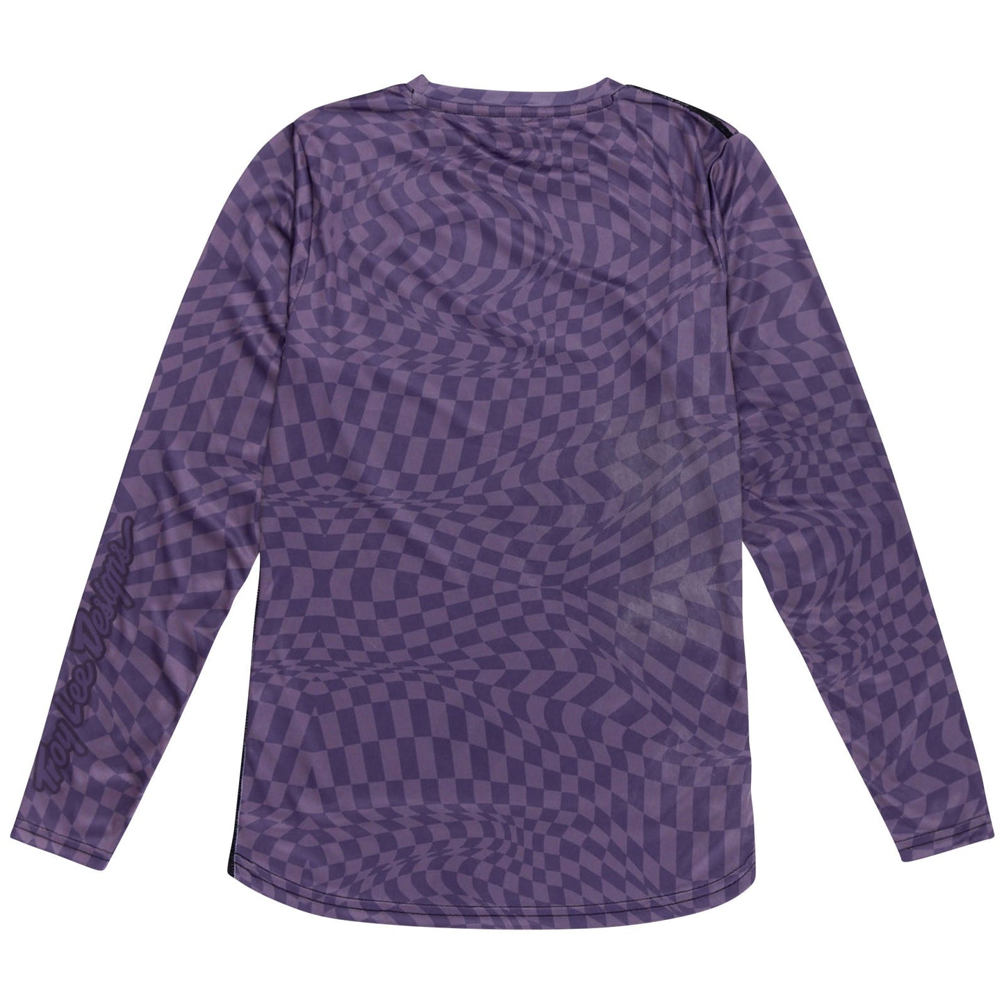 TLD Lilium Langarm-Trikot für Damen Twisted Checkers, Tief Violett