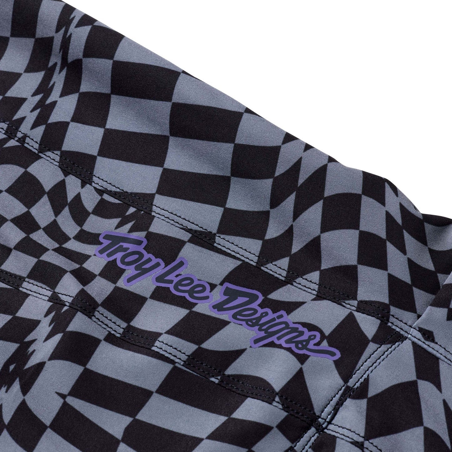 TLD Lilium-Hose für Damen Twisted Checkers, Schwarz