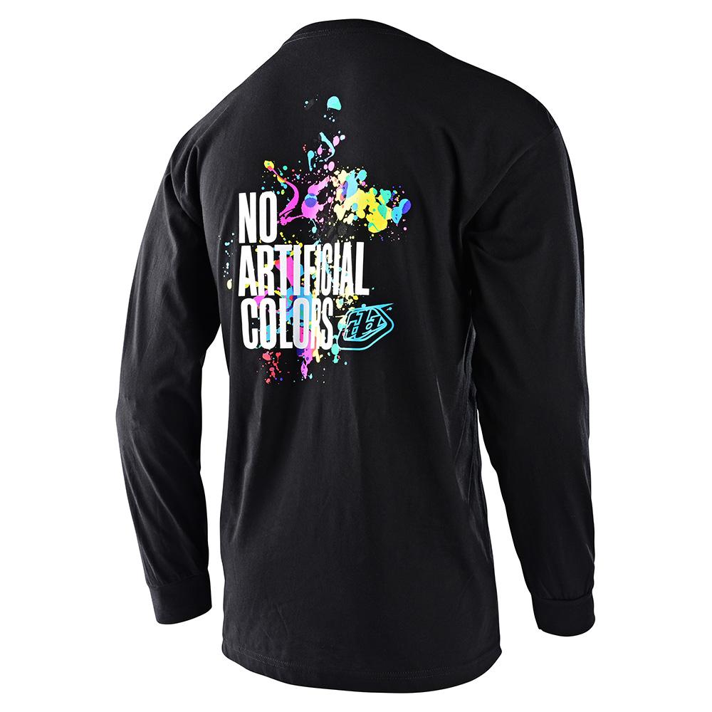 Troy Lee Designs No Artificial Colors-T-Shirt (Langärmlig) Schwarz