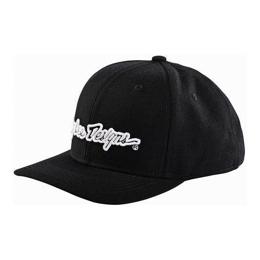 TLD Snapback Hat Signature Black / White Black / White