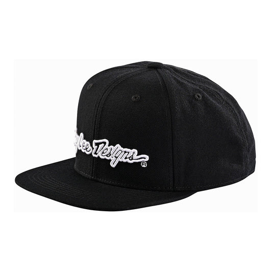 TLD Snapback Hat Signature Black / White Black / White