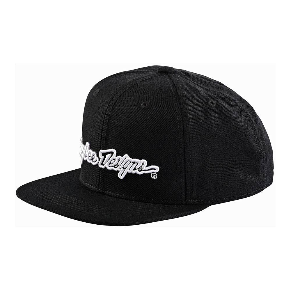 Signature-Mütze von TLD mit Snapback-Verschluss, Schwarz/Weiß