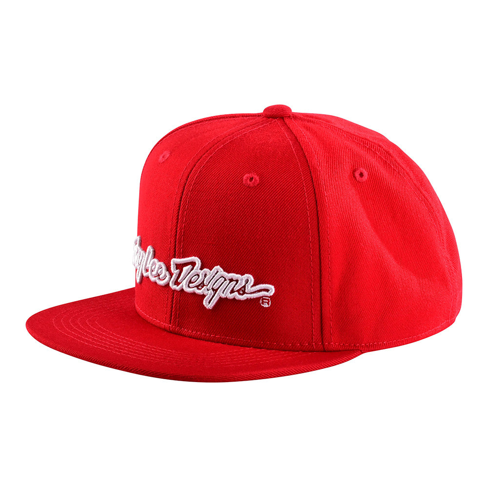 Signature-Mütze mit Snapback-Verschluss von TLD, Rot/Weiß