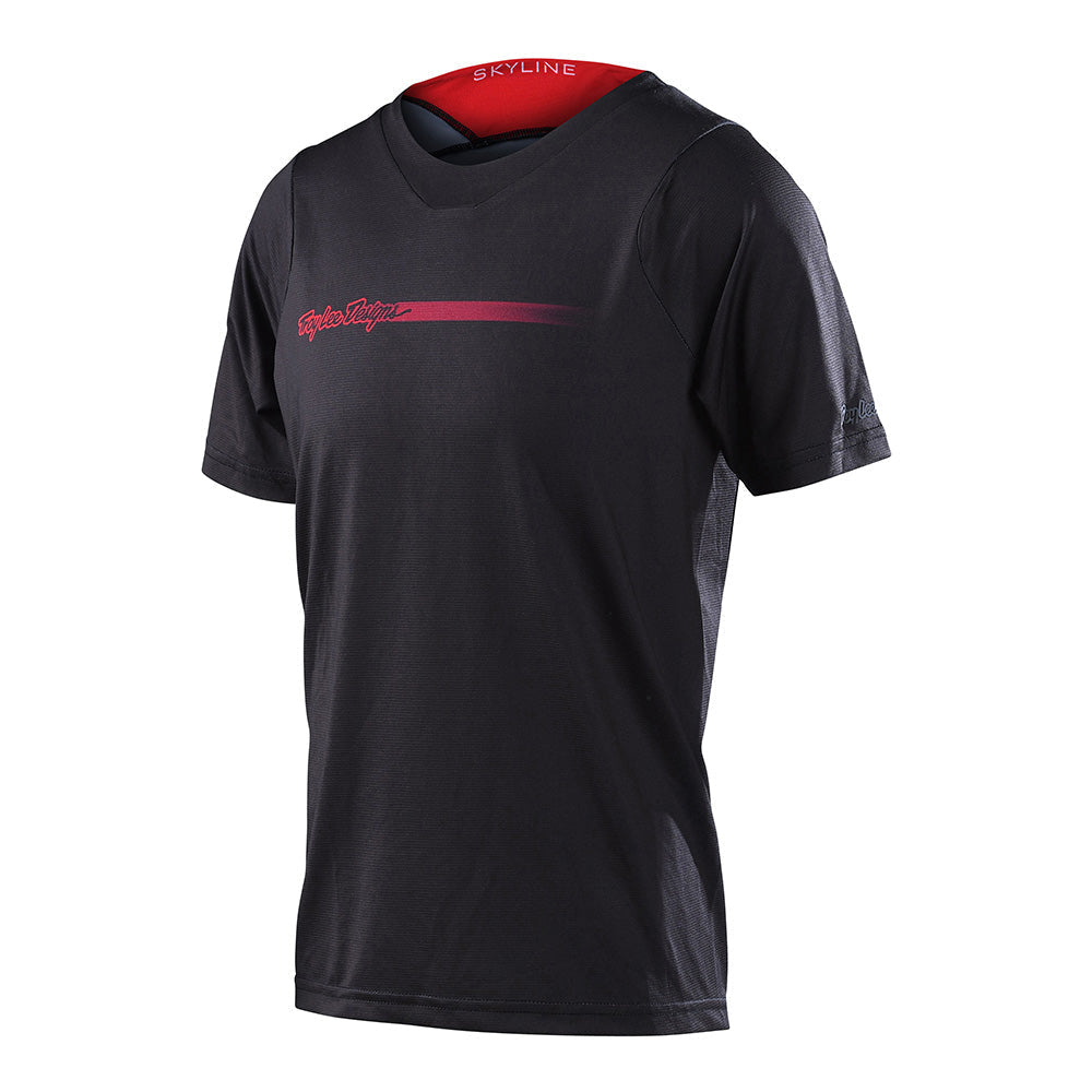 Troy Lee Designs Skyline-Trikot Für Kinder (Kurzärmlig) Channel Carbon