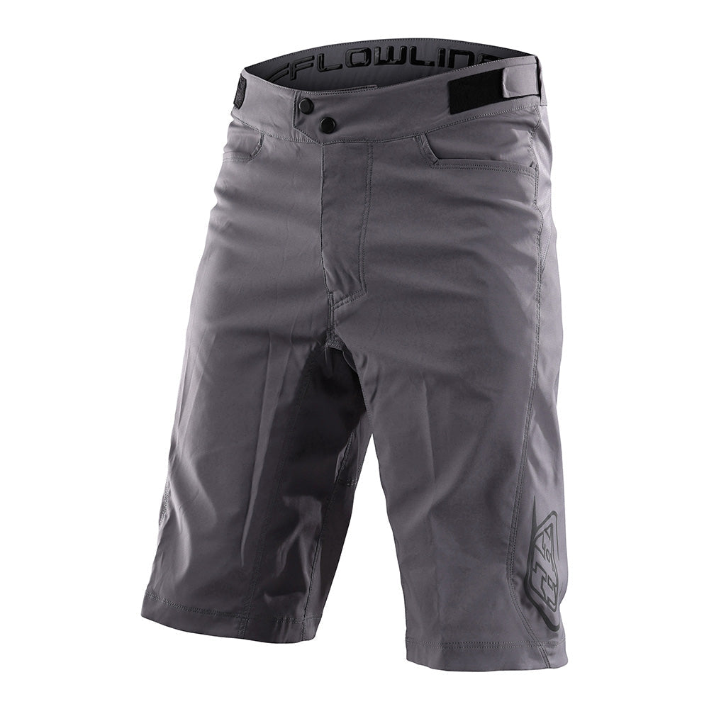 Troy Lee Flowline Short W/Liner Solid Charcoal