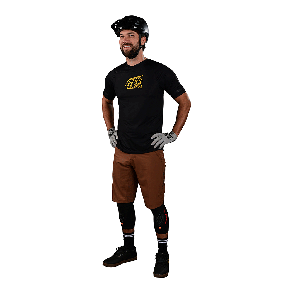 Troy Lee Skyline SS Jersey Iconic Black