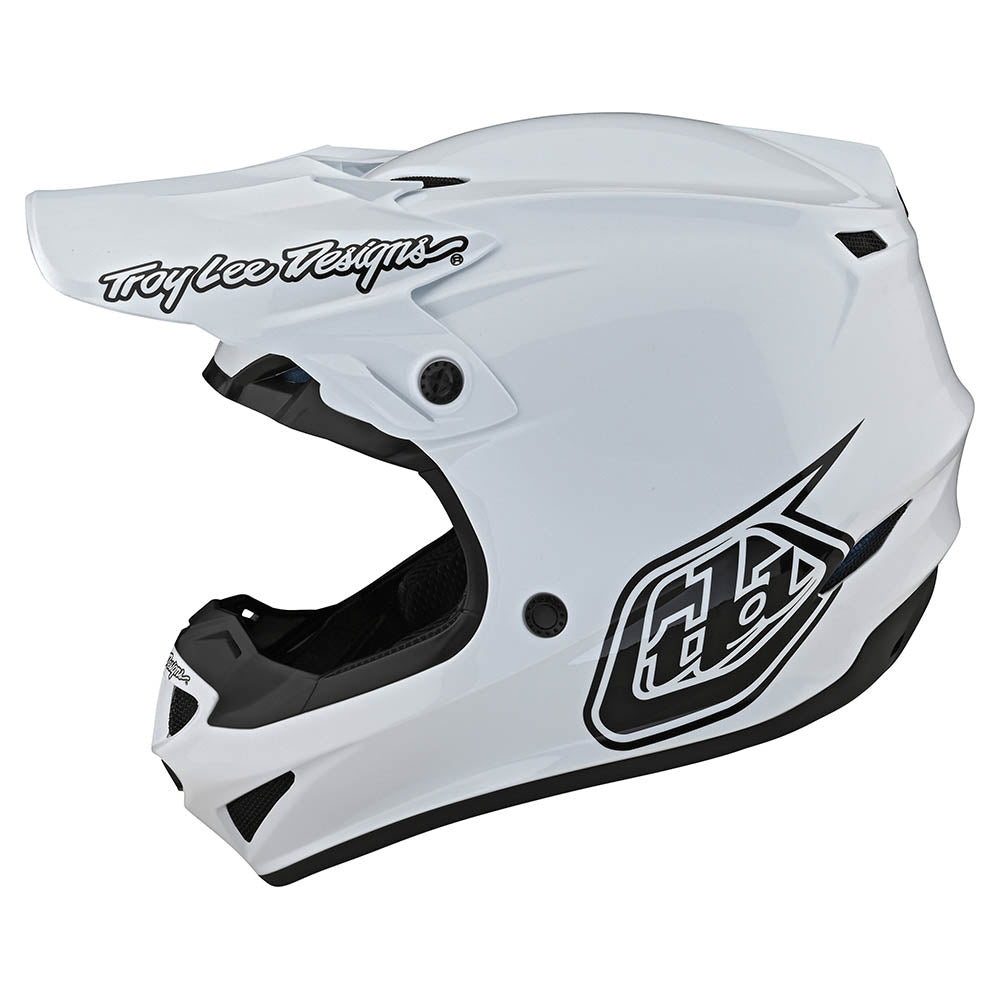 TLD SE4 Polyacrylit-Helm Mono Weiß