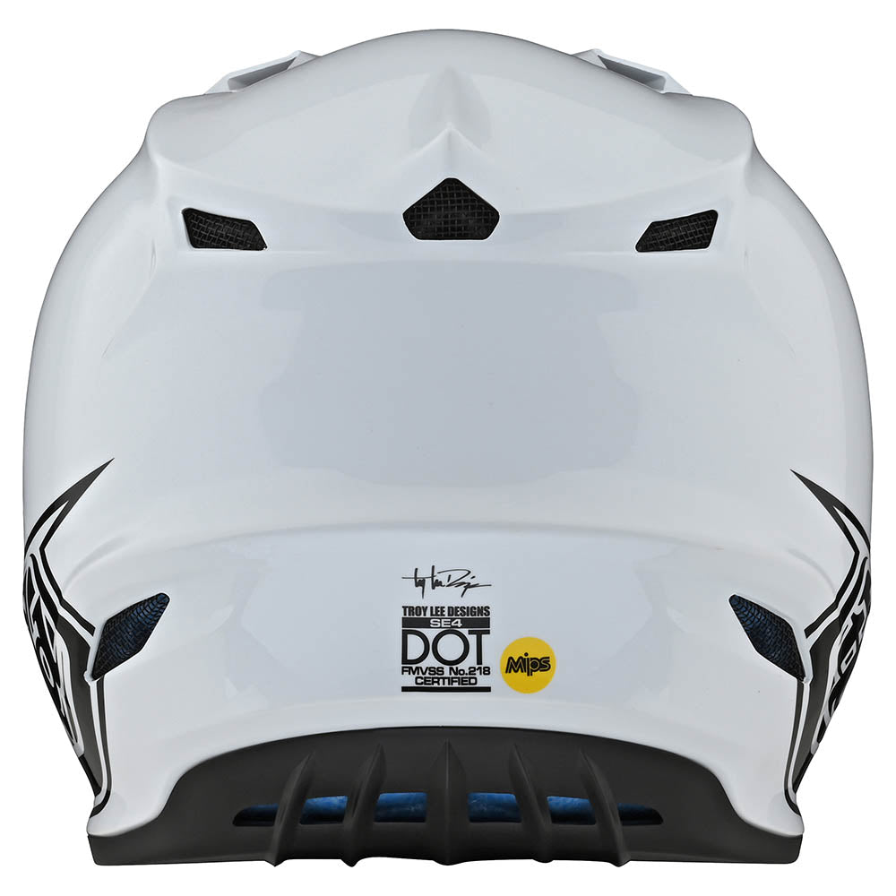 TLD SE4 Polyacrylit-Helm Mono Weiß