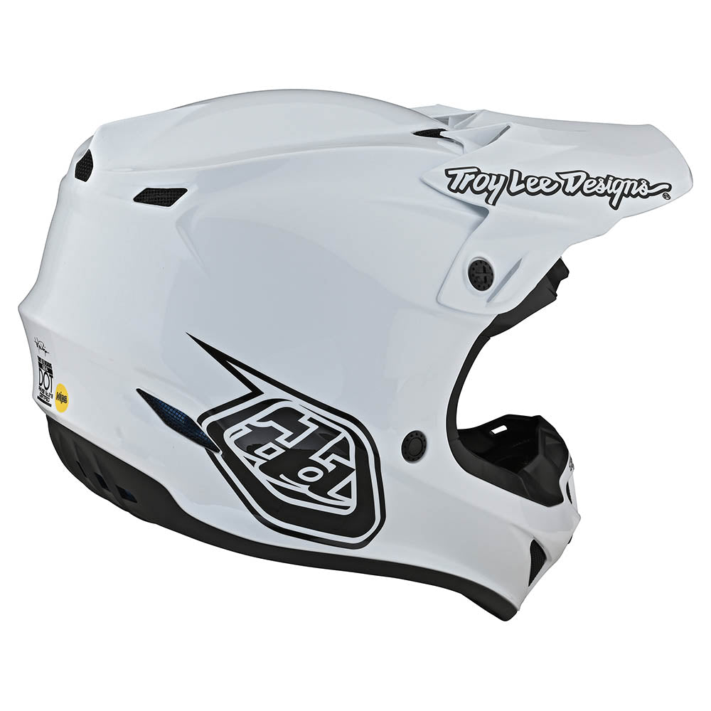 TLD SE4 Polyacrylit-Helm Mono Weiß