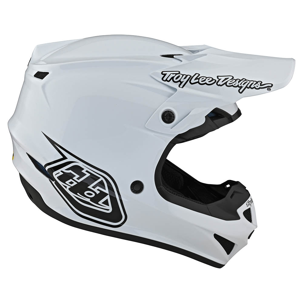 TLD SE4 Polyacrylit-Helm Mono Weiß