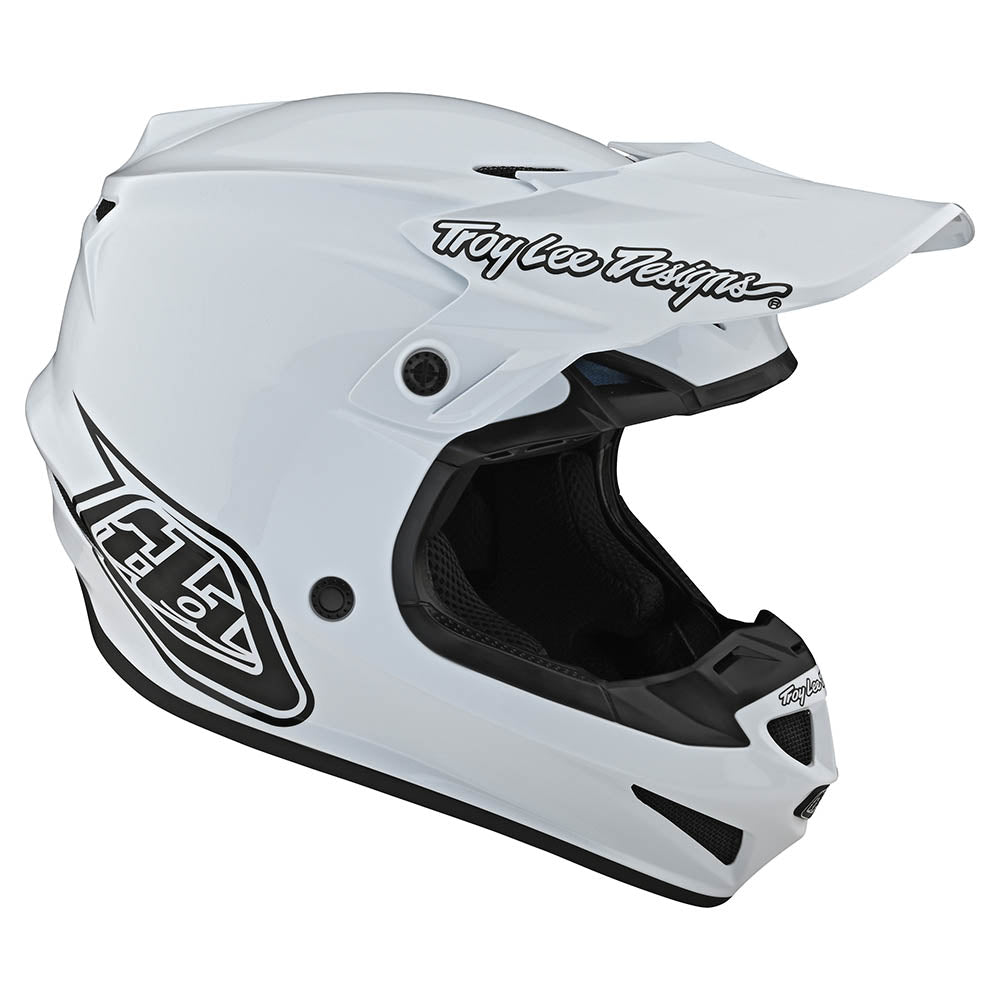 TLD SE4 Polyacrylit-Helm Mono Weiß