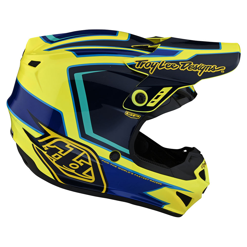 Troy Lee GP HELMET NO MIPS RITN YELLOW