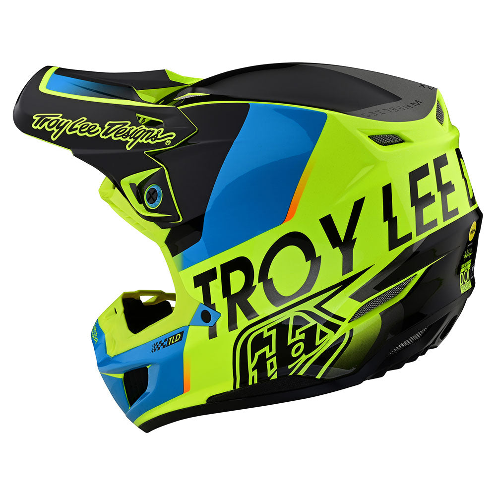 Troy Lee SE5 Composite Helmet W/MIPS Qualifier Yellow